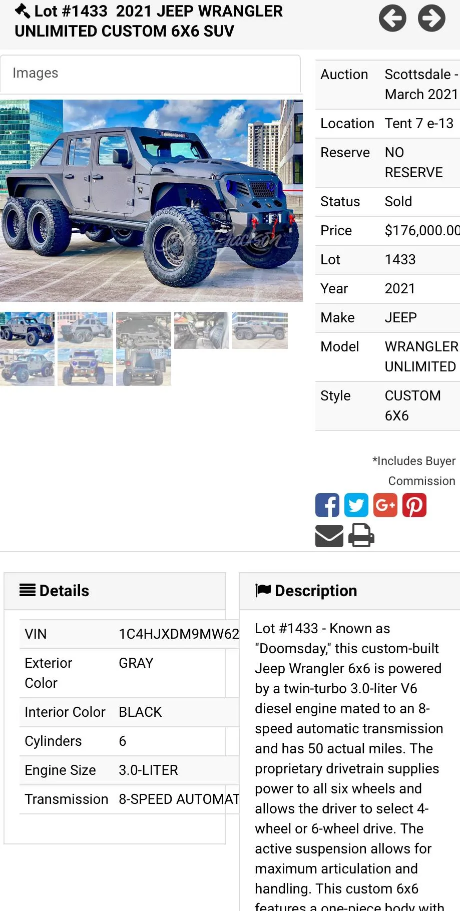 Jeep Wrangler JL B. Jackson 6X6 Doomsday Jeep 35DBD261-C75B-40DB-8508-E0C4FF49EAEB