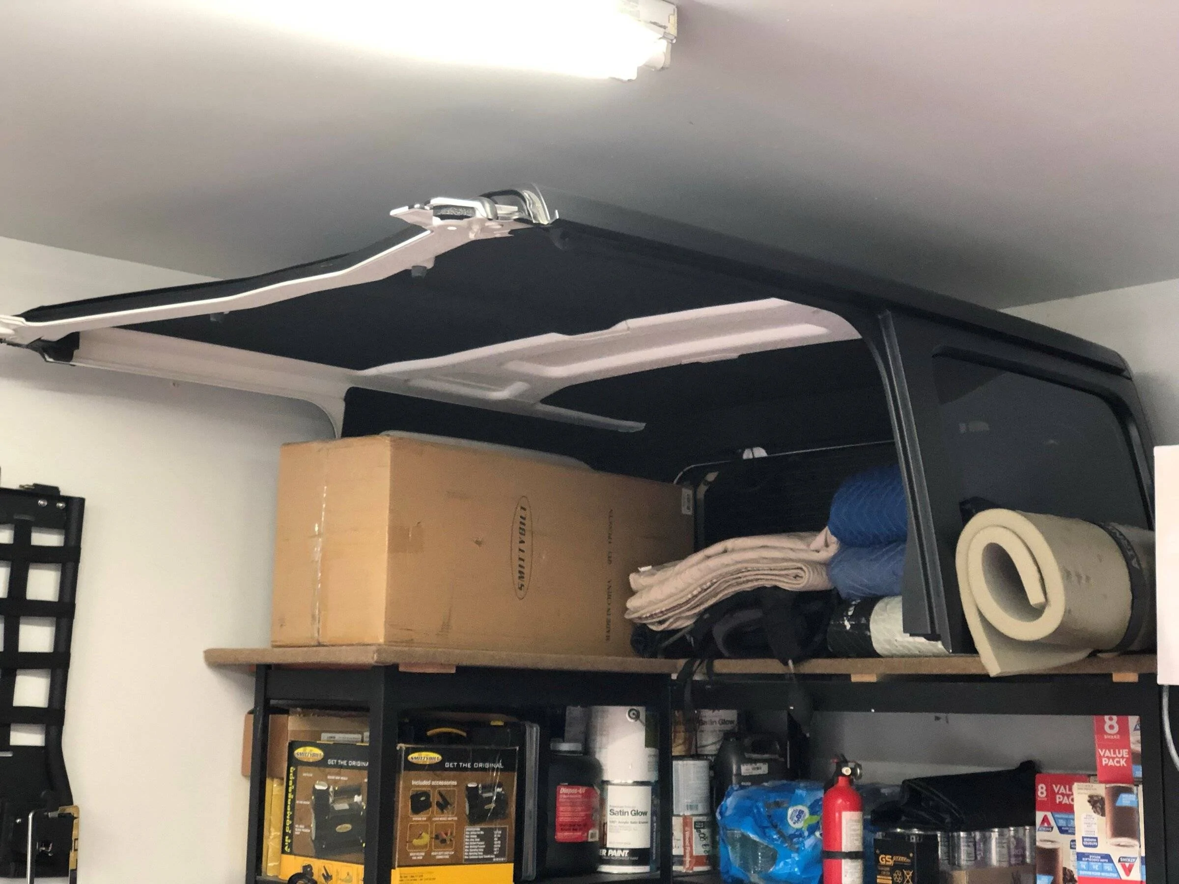 Jeep Wrangler JL Where do people store their hard top? Hardtop storage 1