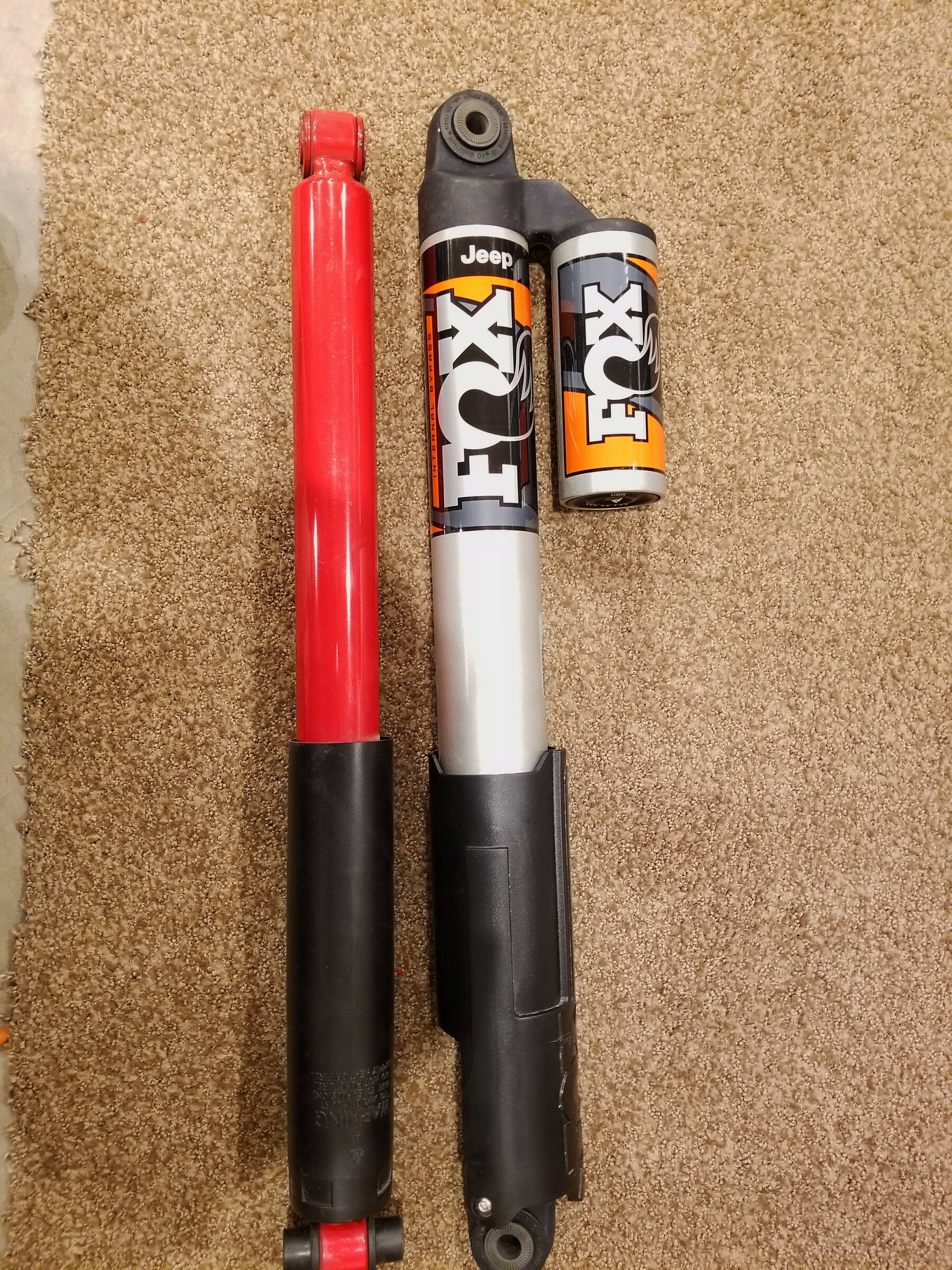 Jeep Wrangler JL Gladiator Fox shocks on JLUR? MandR