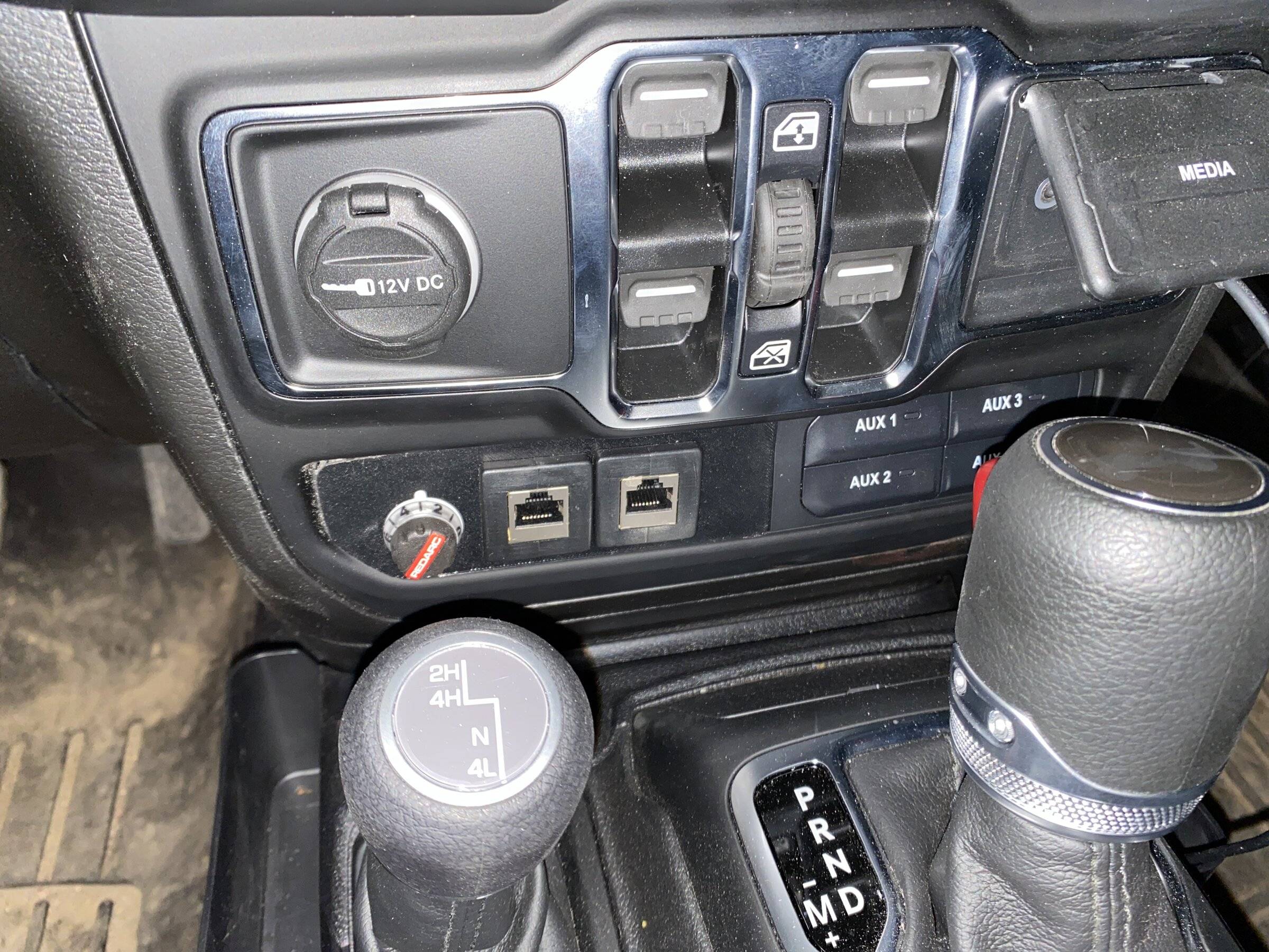 Jeep Wrangler JL 3D printed switch panel image