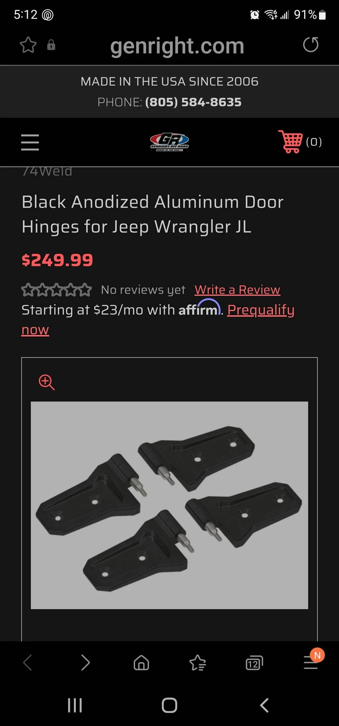 Jeep Wrangler JL Billet hinges? Screenshot_20220415-171202_Samsung Internet