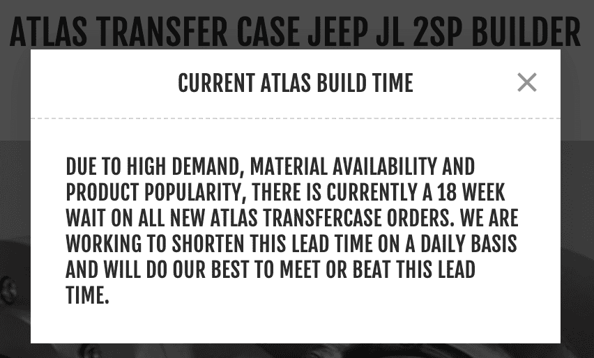 Jeep Wrangler JL Atlas JL Transfer Case 1650687863516