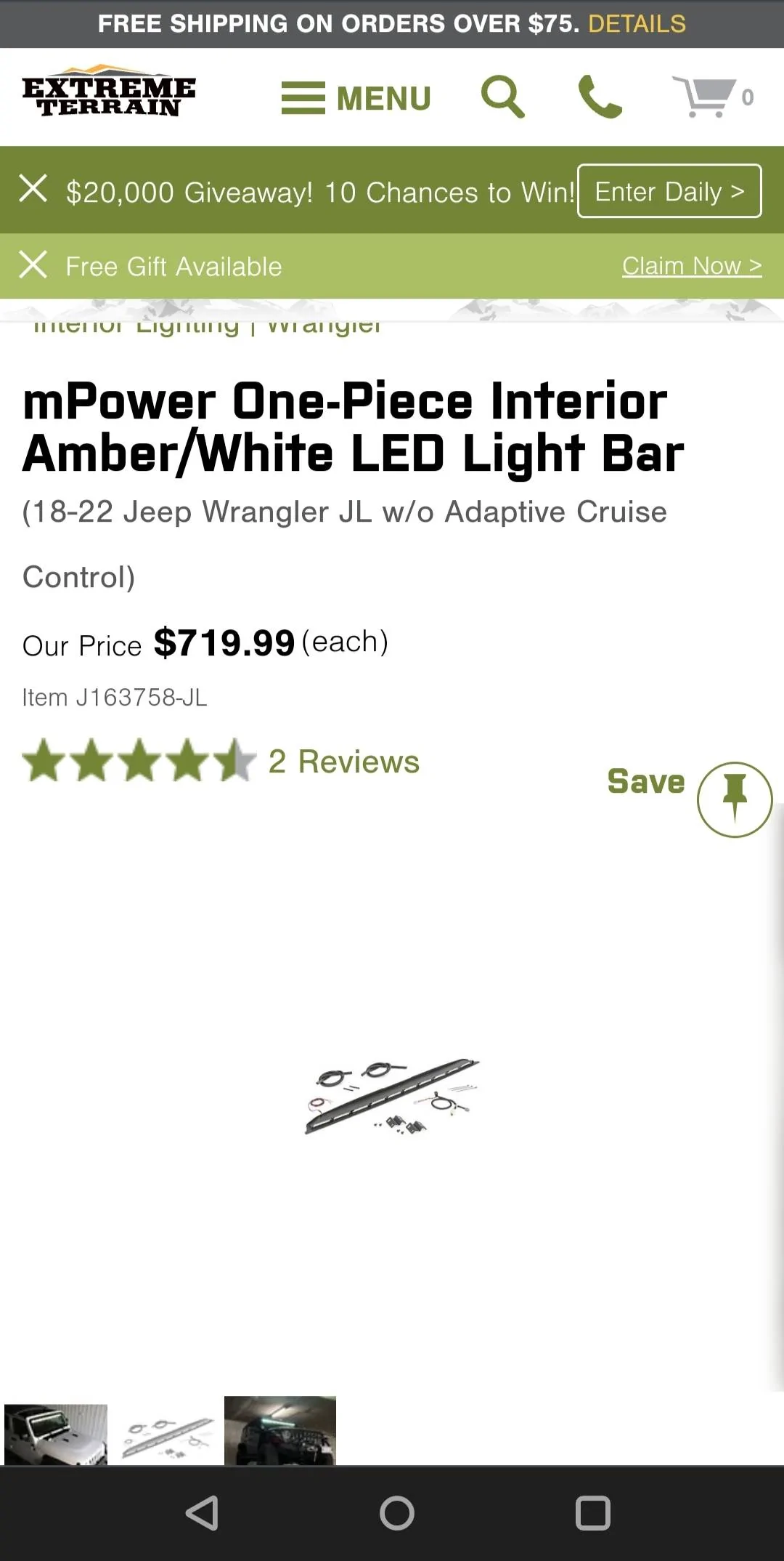 Jeep Wrangler JL (Quadratec) Stealth Light Bar VS (mPower) Interior Lightbar? IMG_20220423_034621