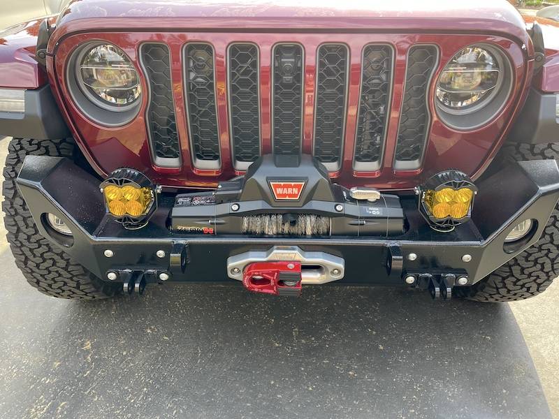 Jeep Wrangler JL Baja Design LP4 Pro install question (pic) IMG_2360
