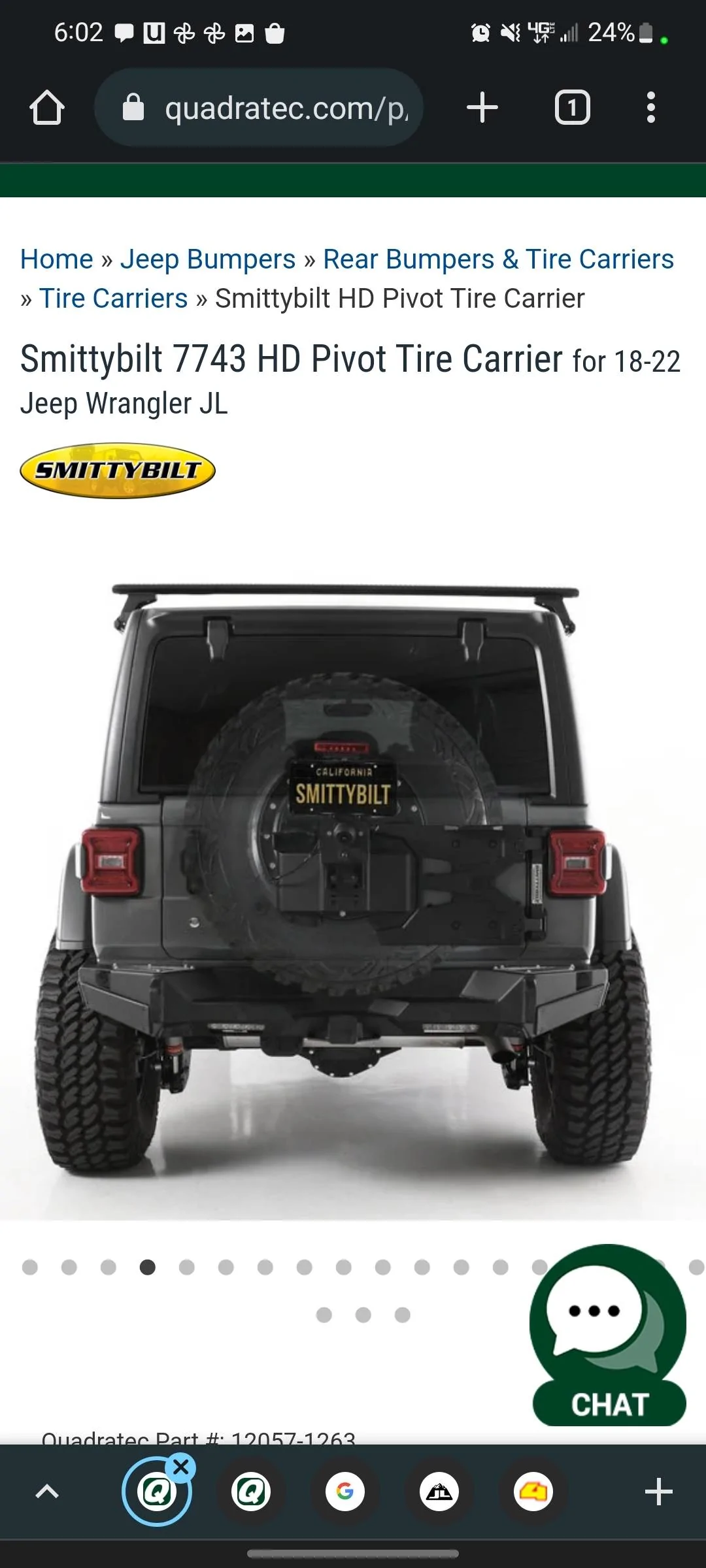 Jeep Wrangler JL Cheap tailgate reinforcement? Screenshot_20220425-180247_Chrom
