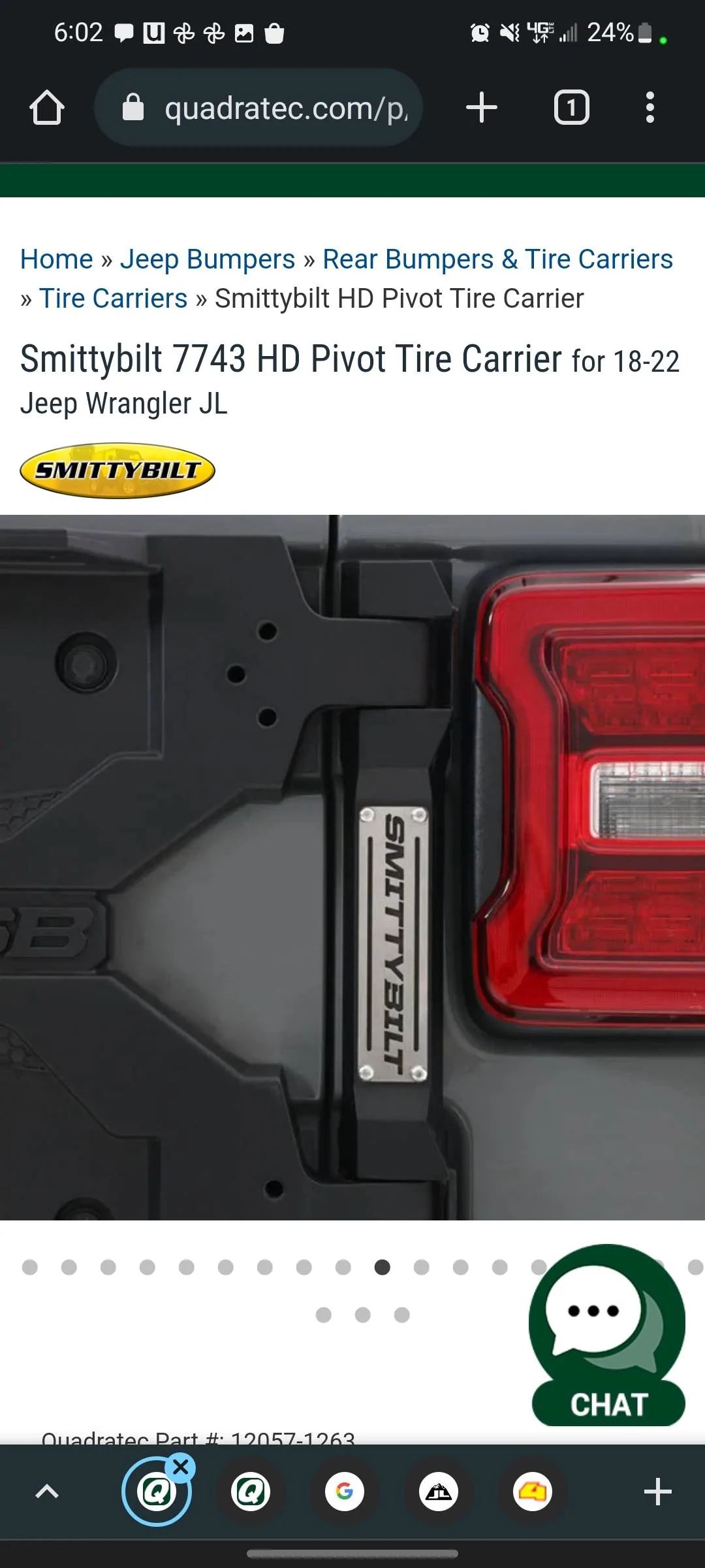 Jeep Wrangler JL Cheap tailgate reinforcement? Screenshot_20220425-180225_Chrom