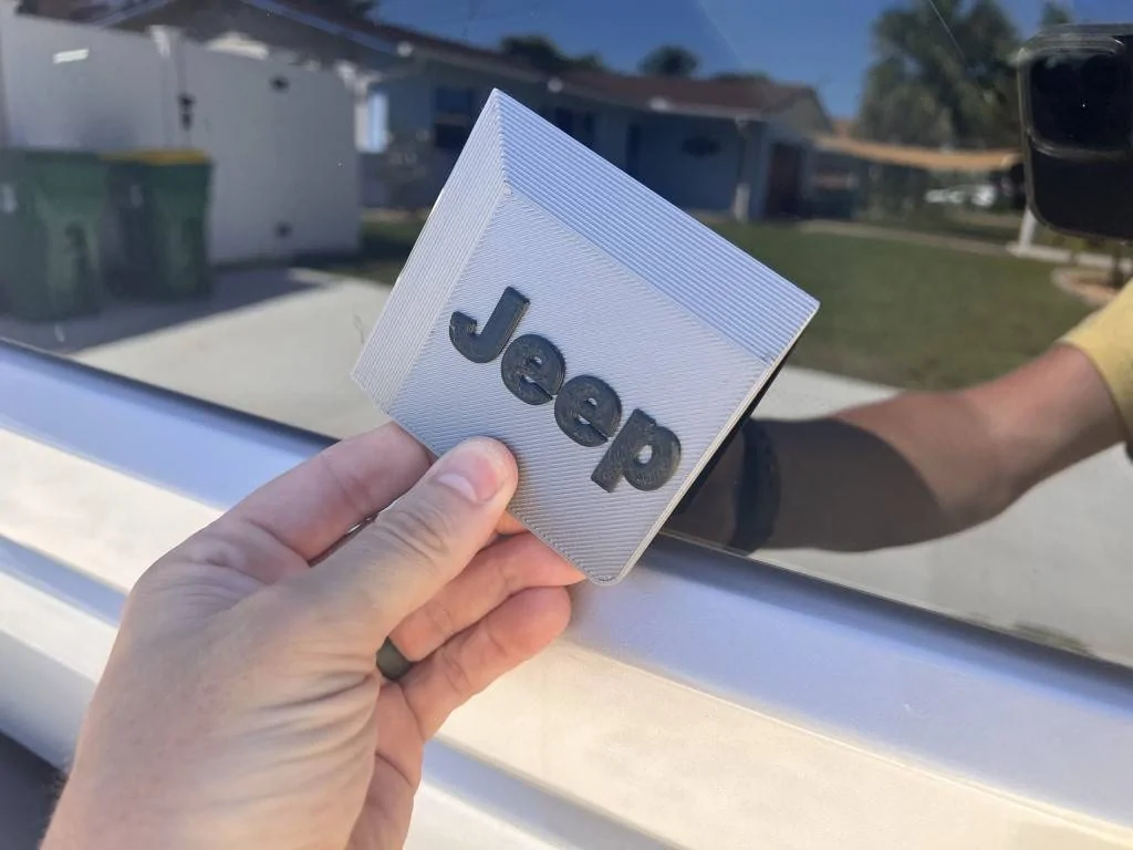 Jeep Wrangler JL 3D Designer Section for 3D Printers IMG_8335