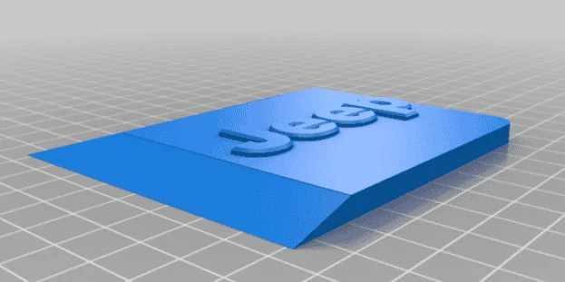 Jeep Wrangler JL 3D Designer Section for 3D Printers 1651082417294