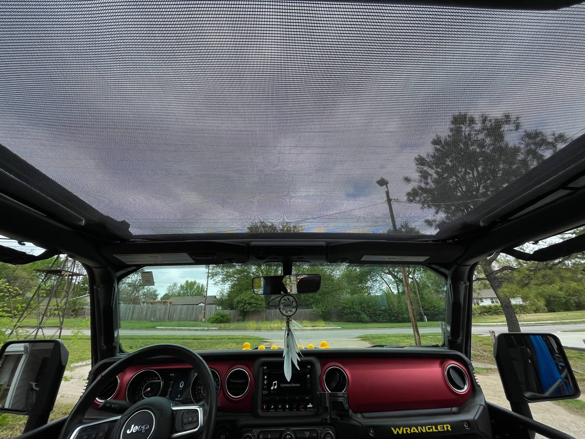 Jeep Wrangler JL Sun shades for sky one touch roofs IMG_0666