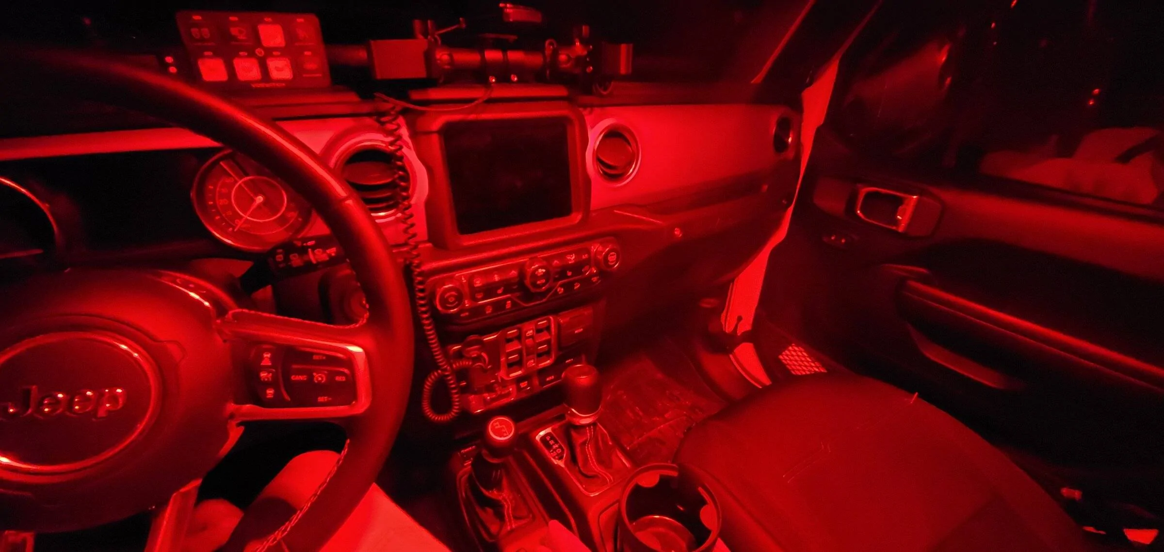 Jeep Wrangler JL Cheap Solution to Crappy Dome Light - One Touch Top 20220417_172904