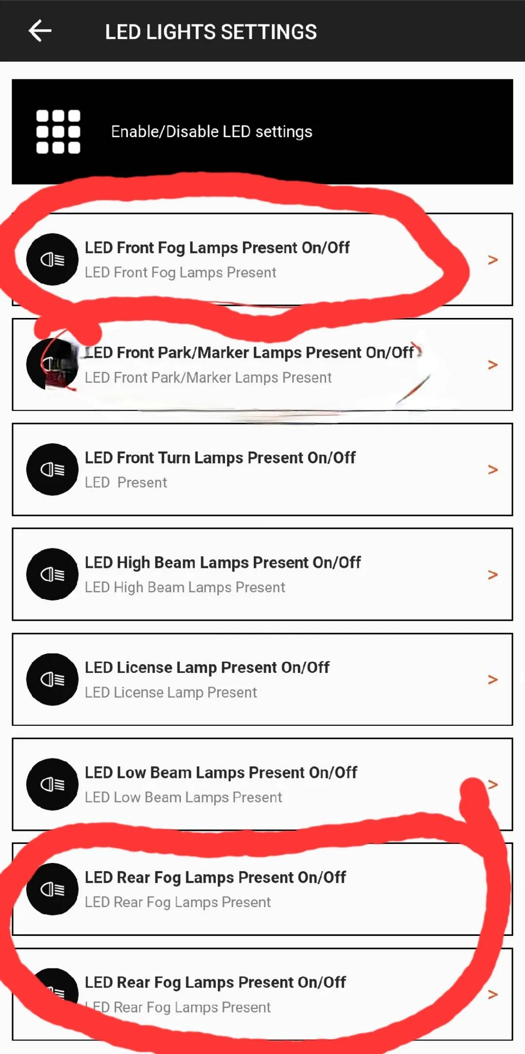 Jeep Wrangler JL Help with JSCAN LED foglight troubleshooting Screenshot_20220430-171034_OBD JScan
