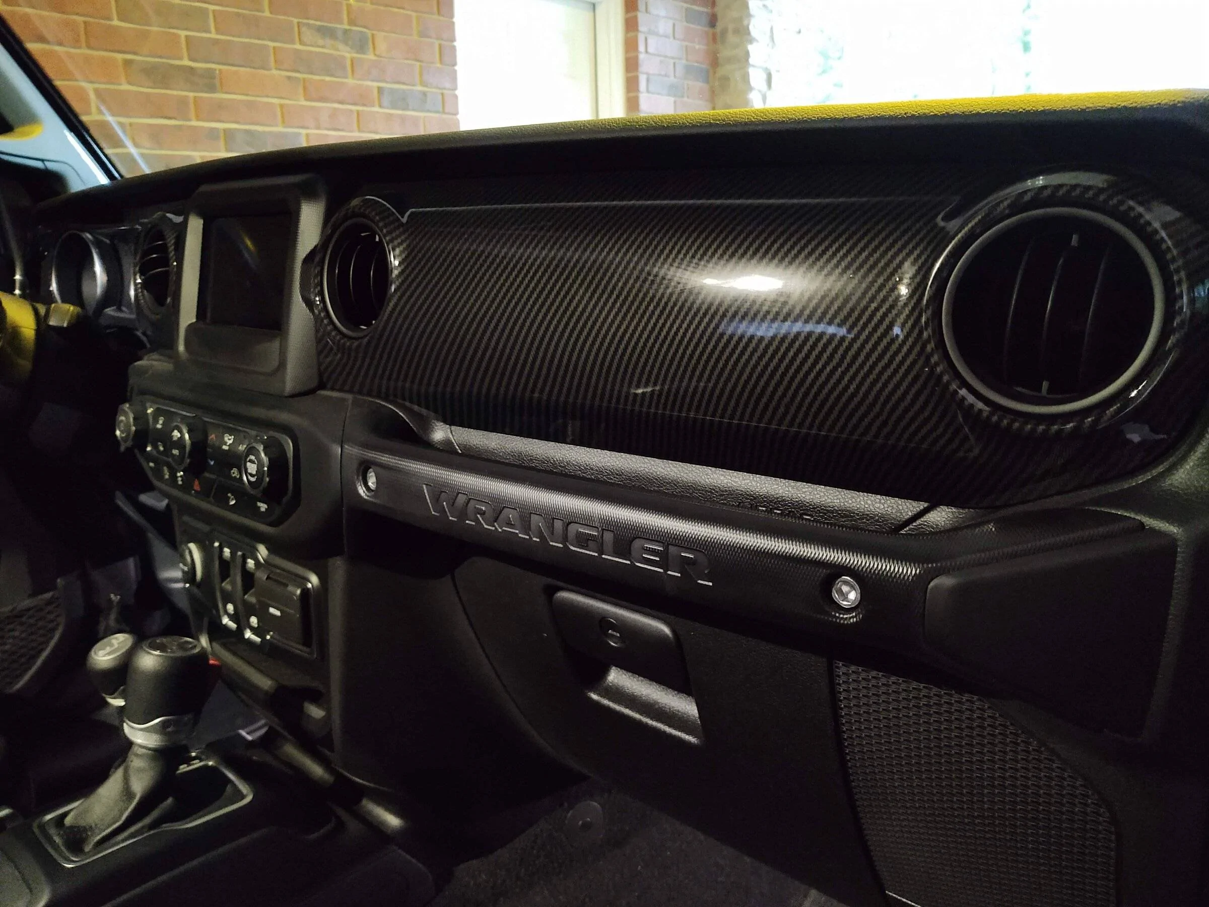 Jeep Wrangler JL Custom Hydro Dipped Topography Dash Panels IMG_20220502_192604574
