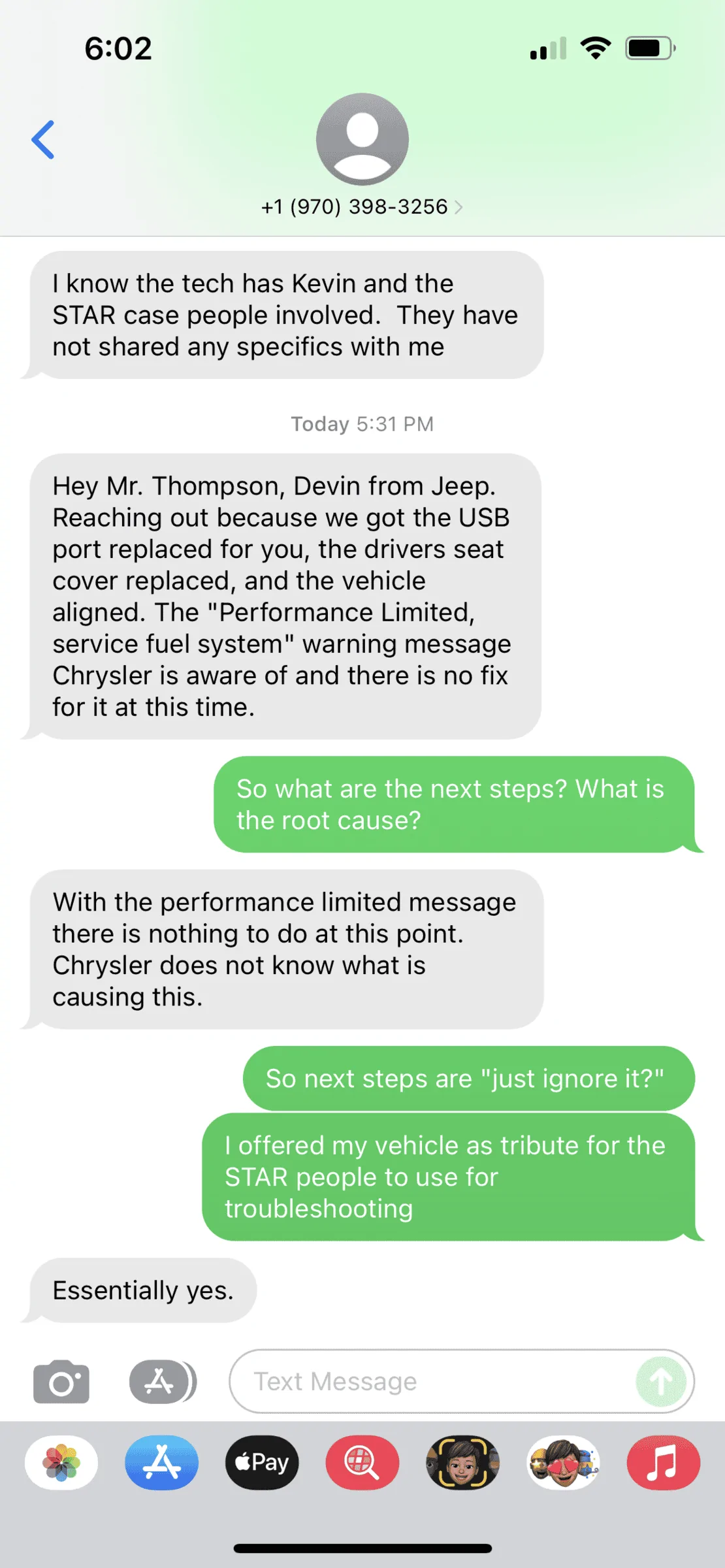 Jeep Wrangler JL "Performance Limited" Error code 25920E75-A404-41C7-9F58-0EDF7B9611B0