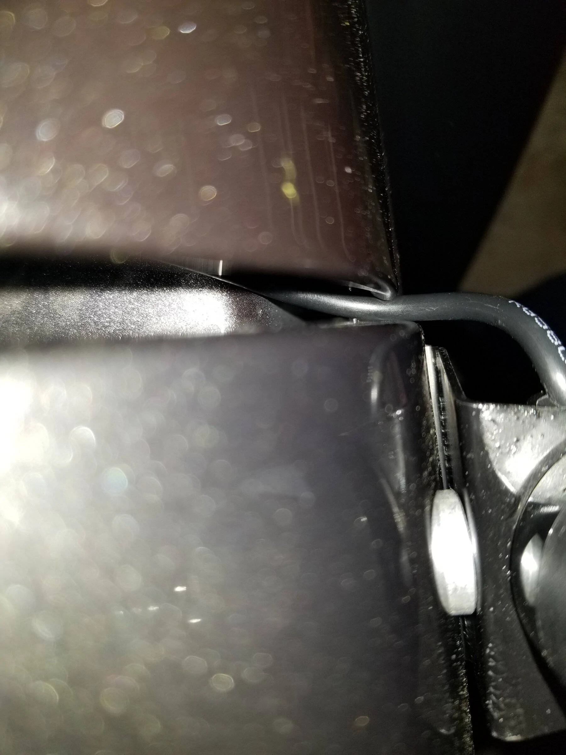 Jeep Wrangler JL GMRS Antenna Cable Run 20220504_125215