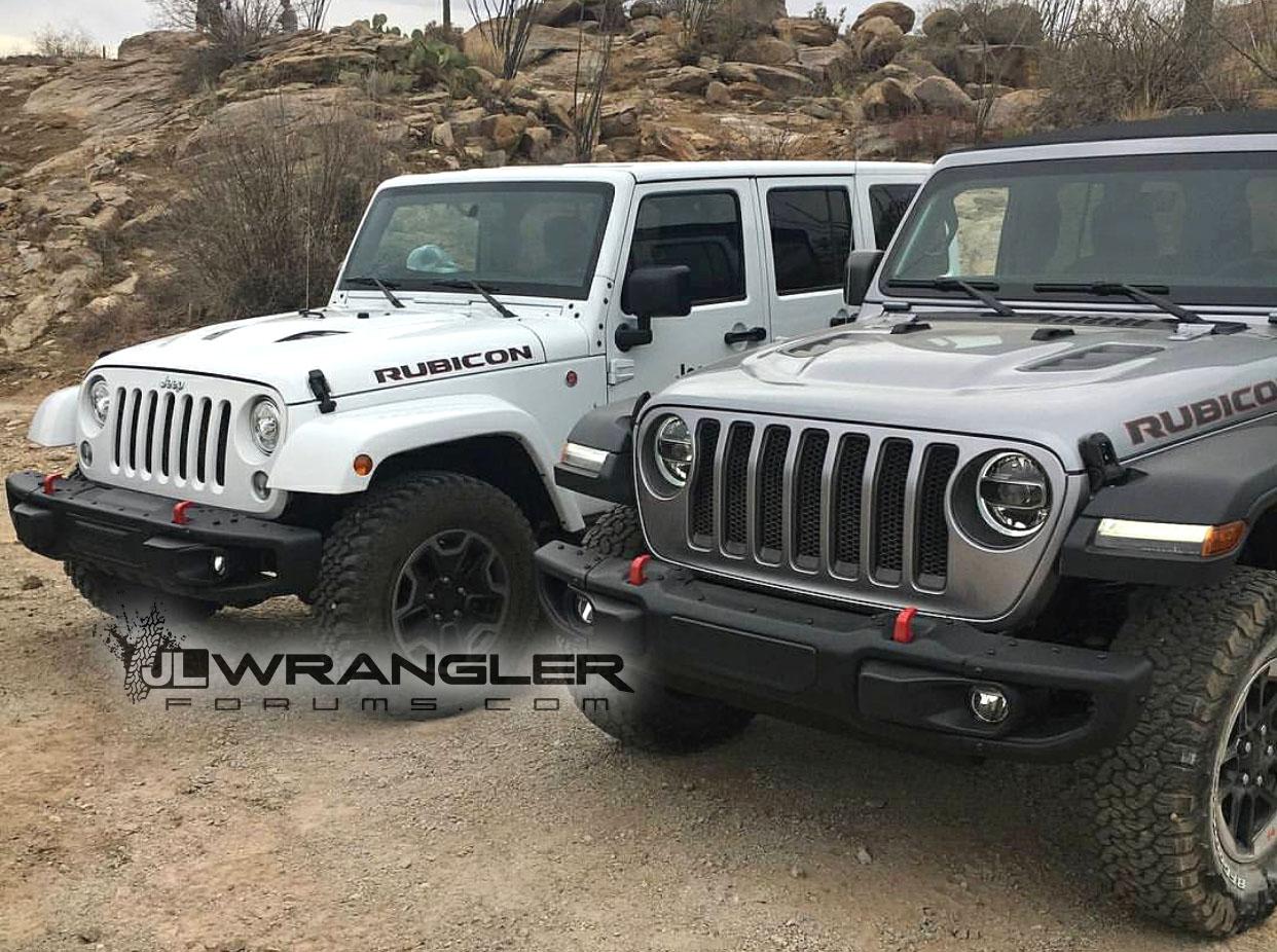 Jeep Wrangler JL JK and JL Rubicon side by side jeep-wrangler-jl-vs-jk-1