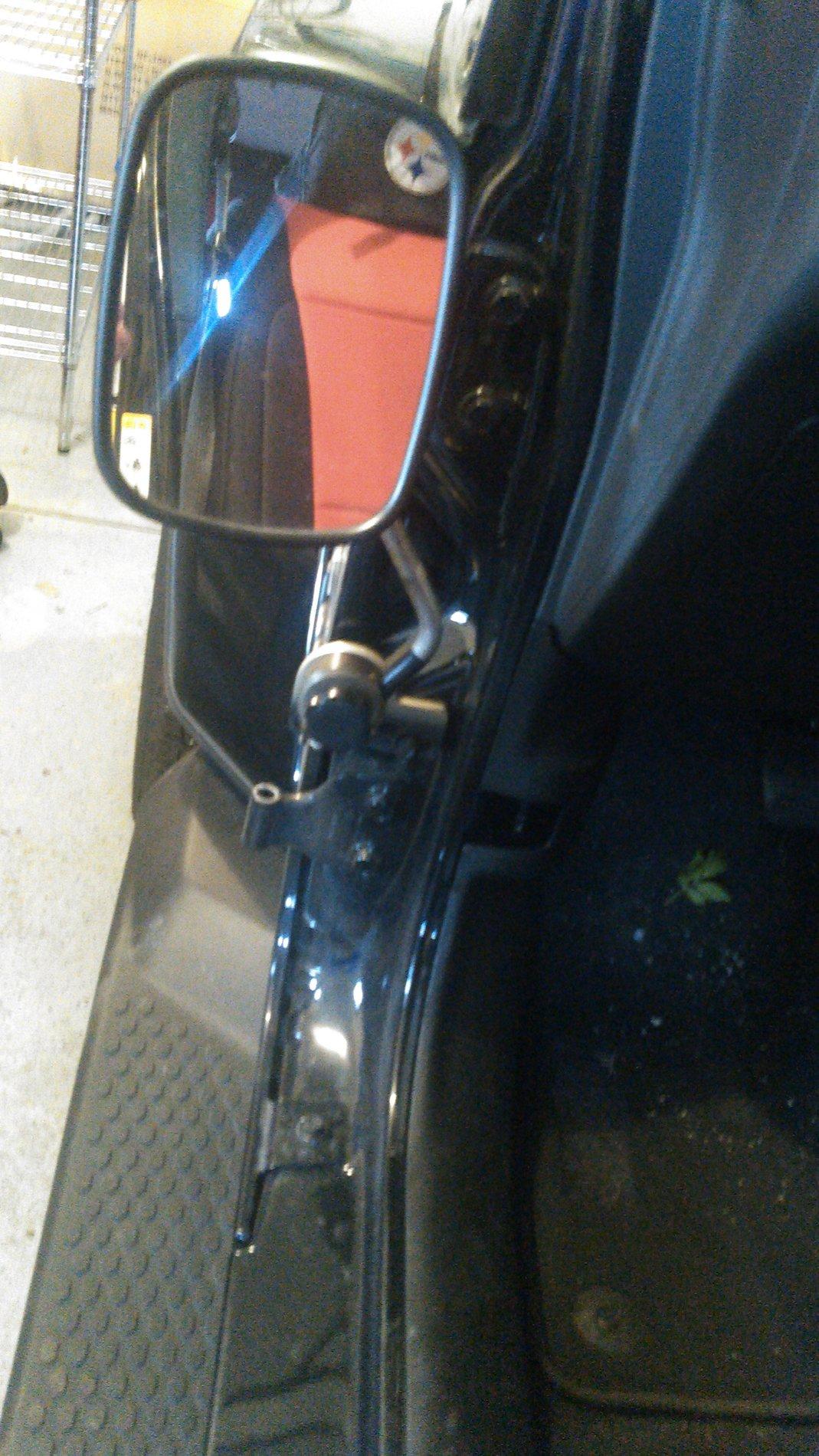 Jeep Wrangler JL No Door mirror relocation KIMG0167