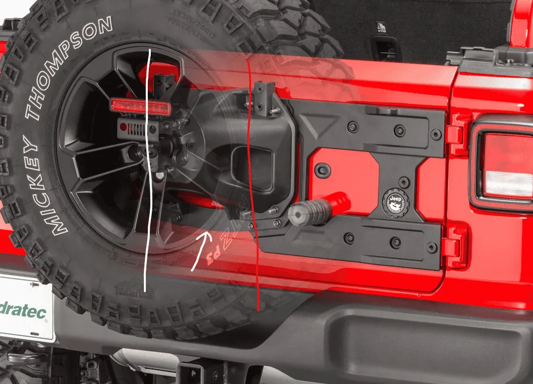 Jeep Wrangler JL Stock Tailgate Strong Enough for 37" KO2? 1651770876962