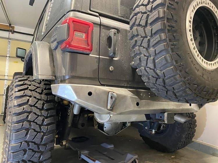Jeep Wrangler JL Bumper Recovery Point Cover? Cavfab Rear Bumper