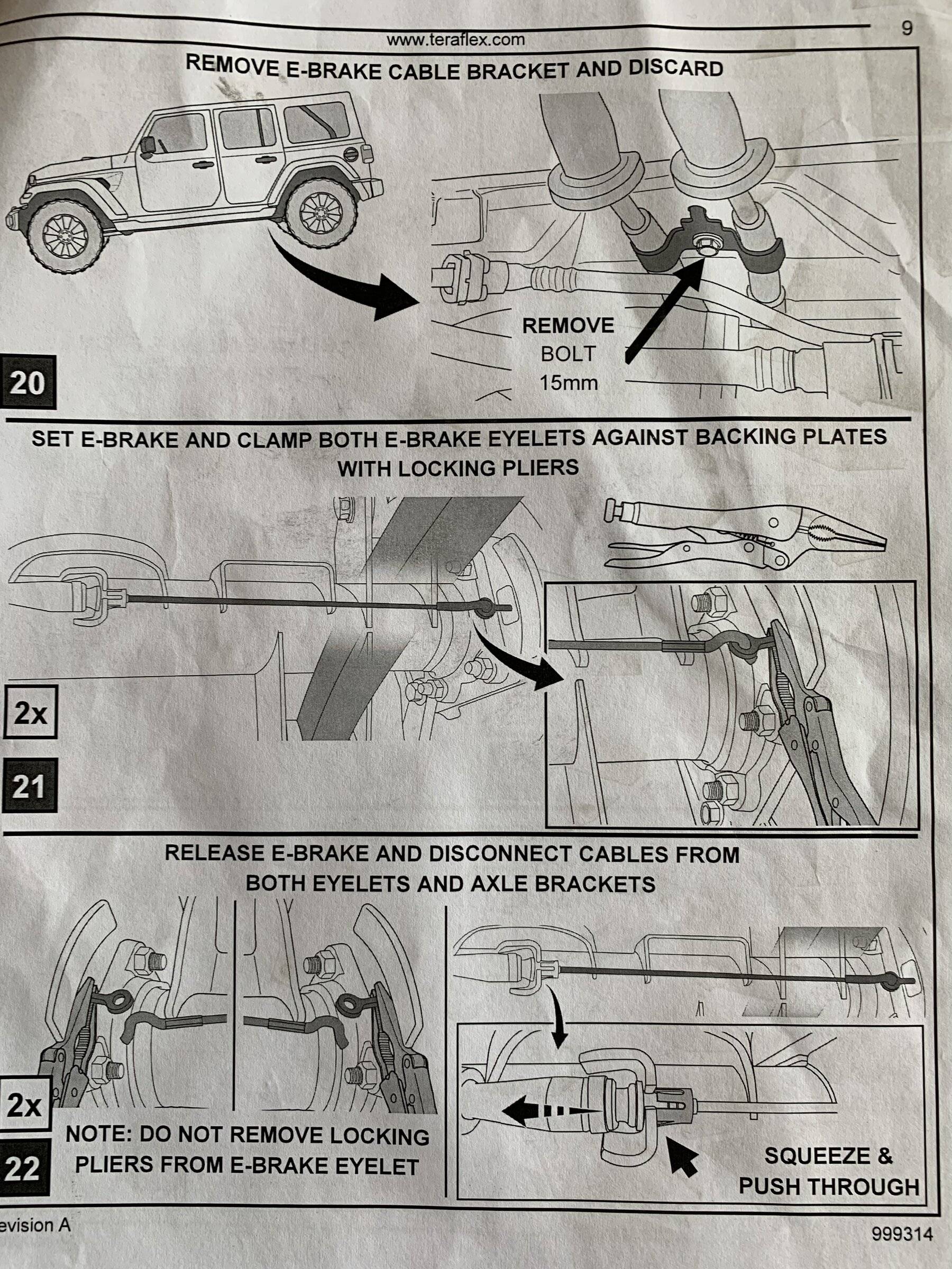 Jeep Wrangler JL Emergency brake not working. 421D925E-21AA-4E42-98EE-5F4ED8AC2D80