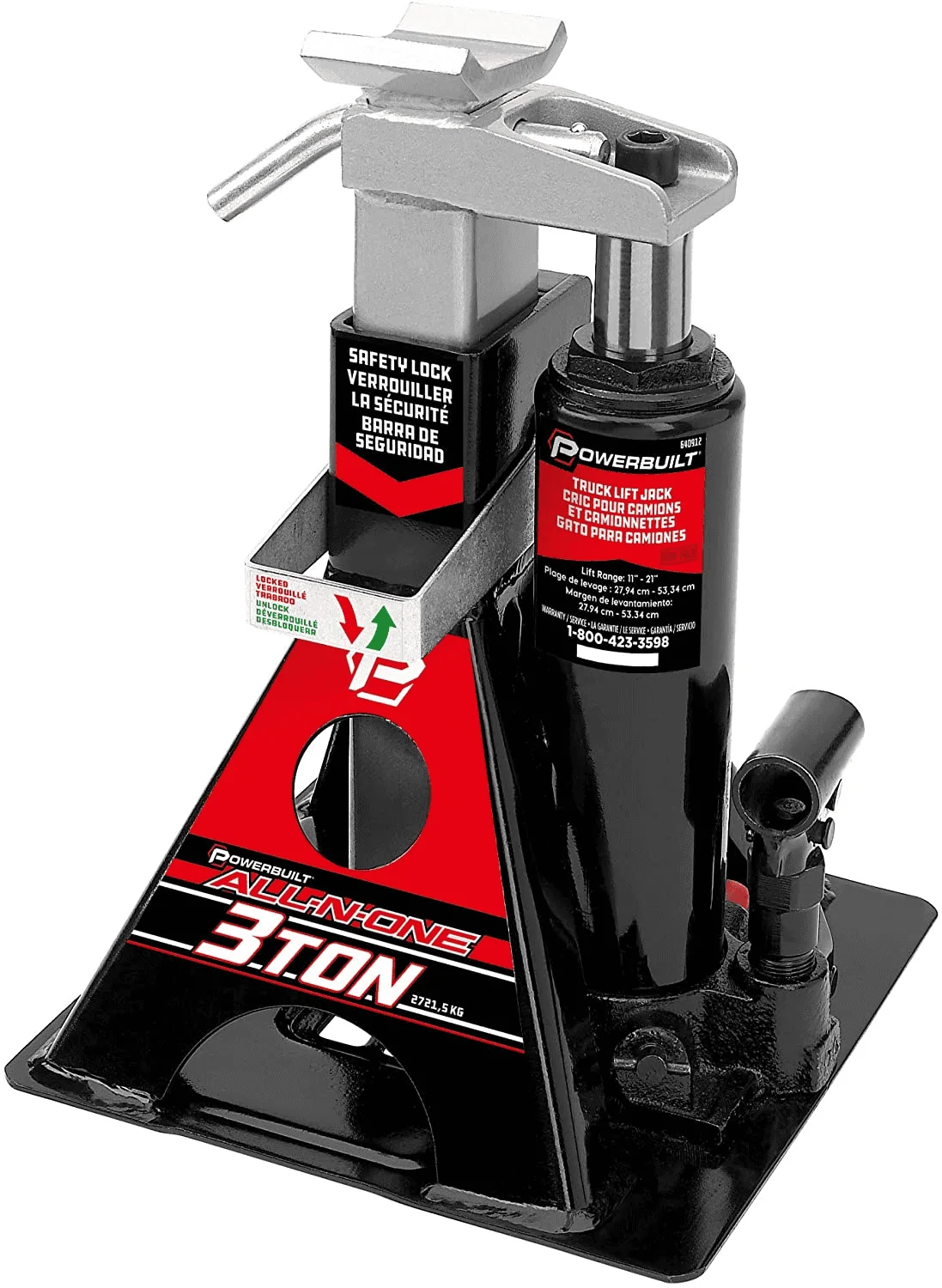 Jeep Wrangler JL Bottle jack for tire changes 1652374371279