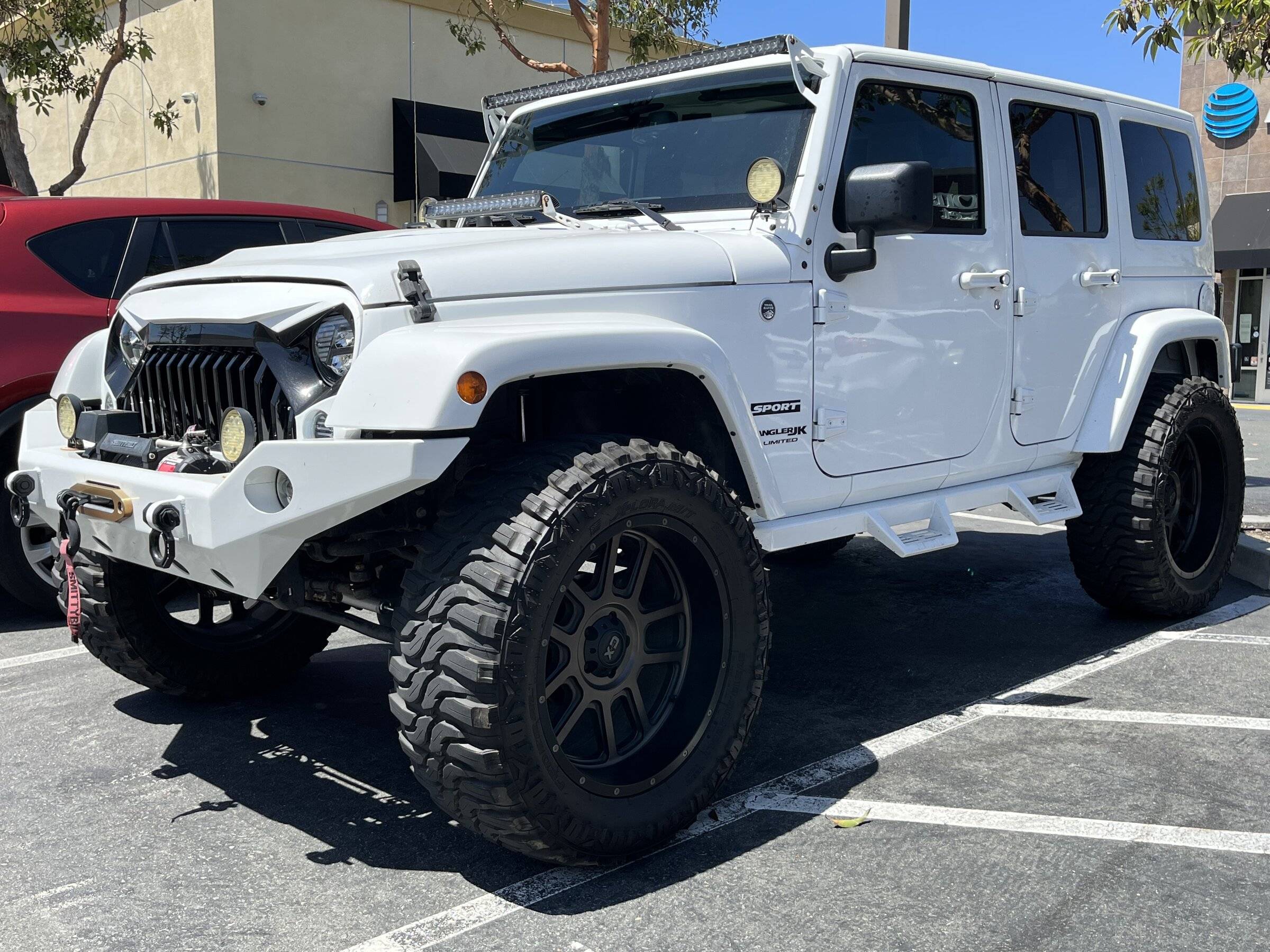 Jeep Wrangler JL White running boards C835531B-4671-480A-AA2E-CBE71F0365C5