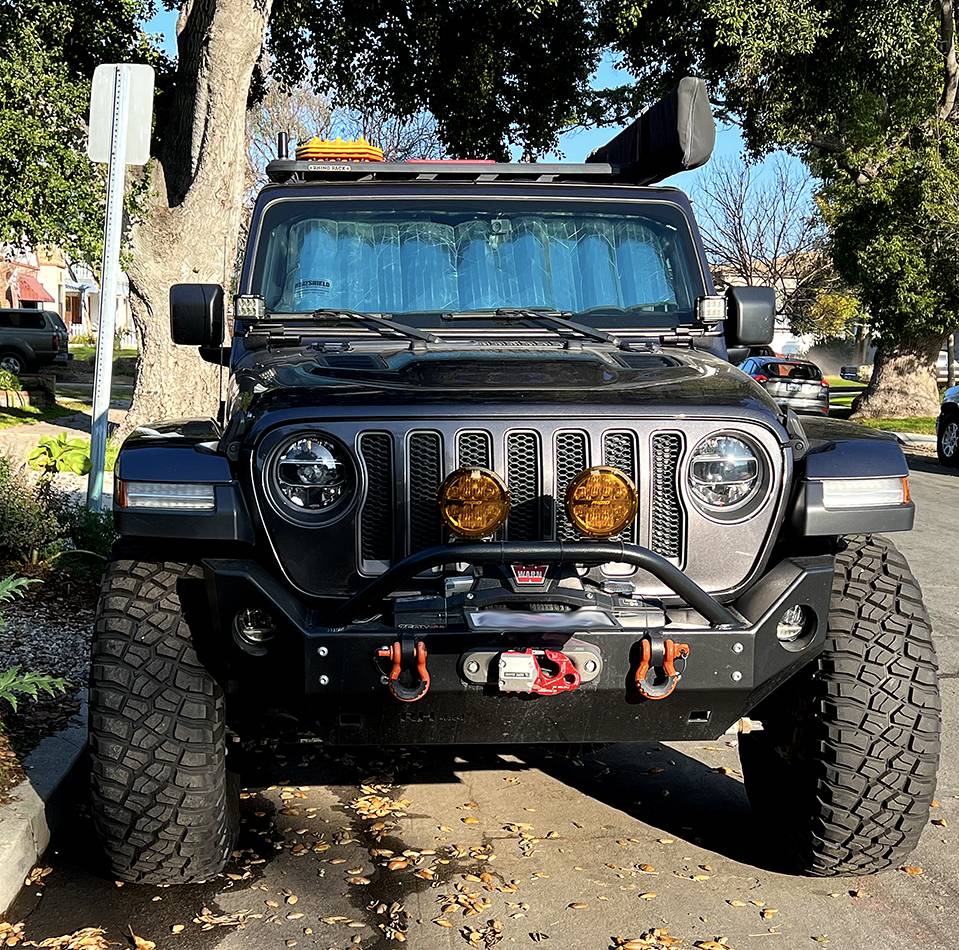 Jeep Wrangler JL ALUMINUM bumpers ONLY. Let's see them! Front 37a