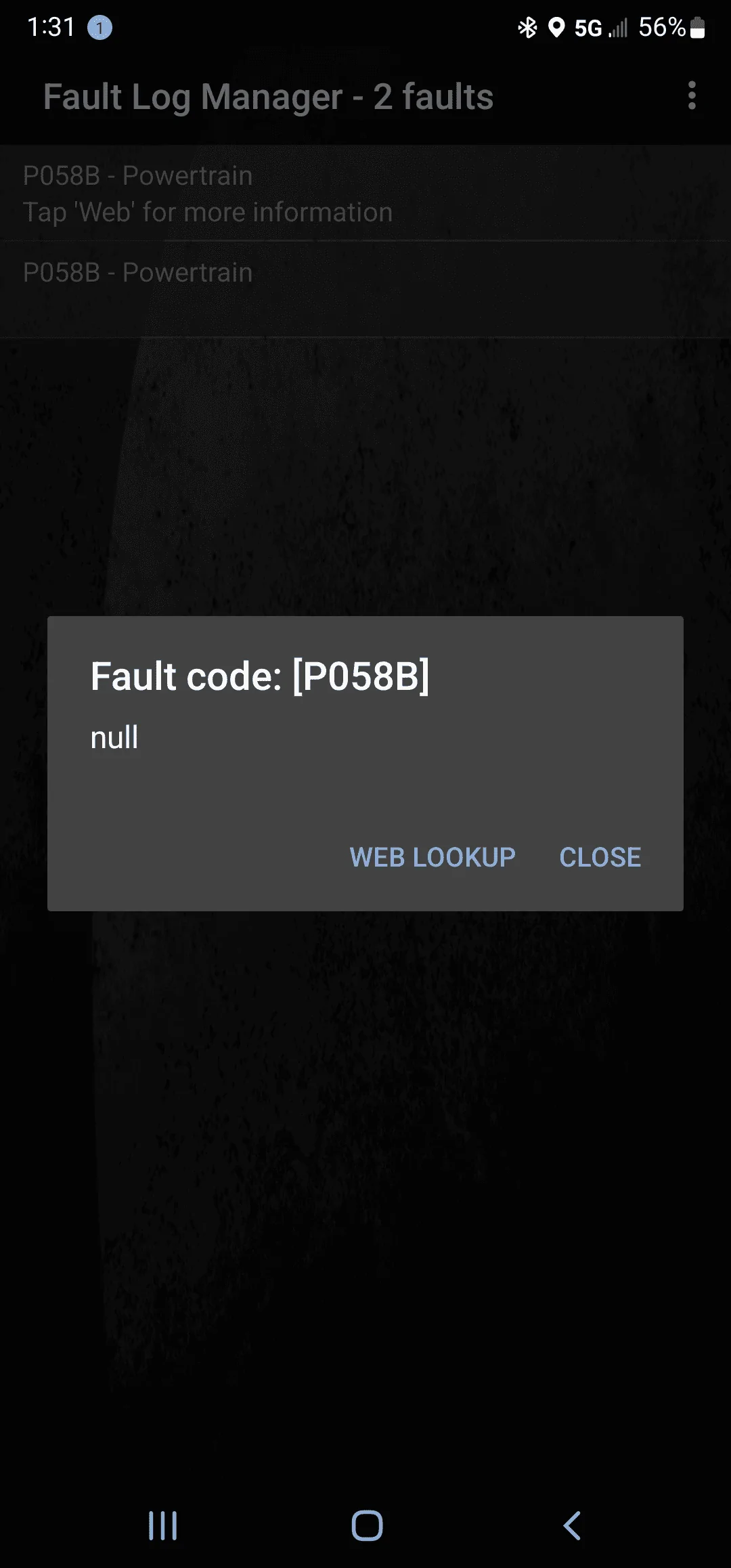 Jeep Wrangler JL P058b Powertrain Code Screenshot_20220518-133140_Torqu