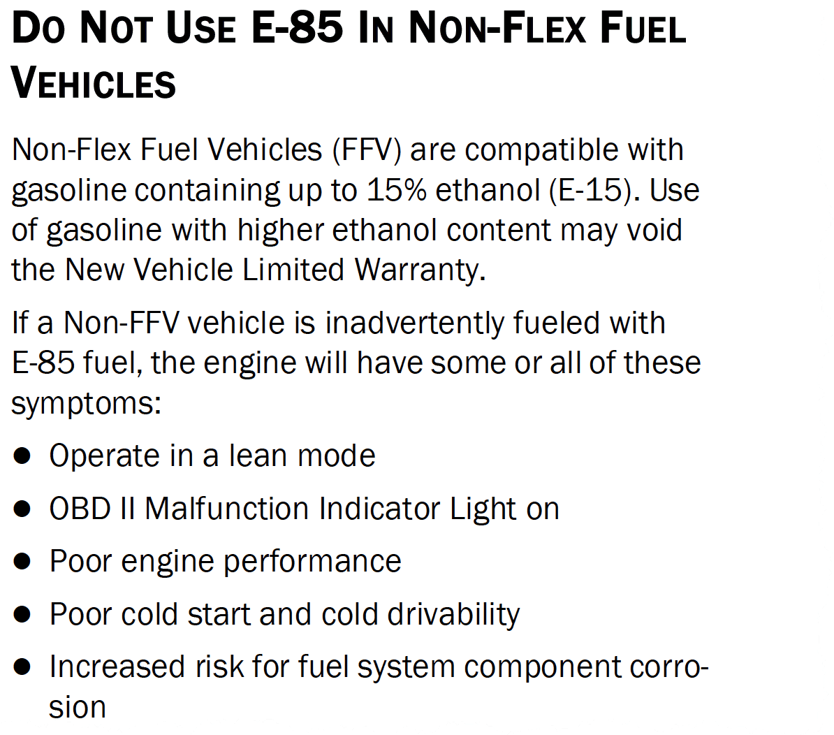 Jeep Wrangler JL E15? [WARNING: NO POLITICS] E-85 Fuel