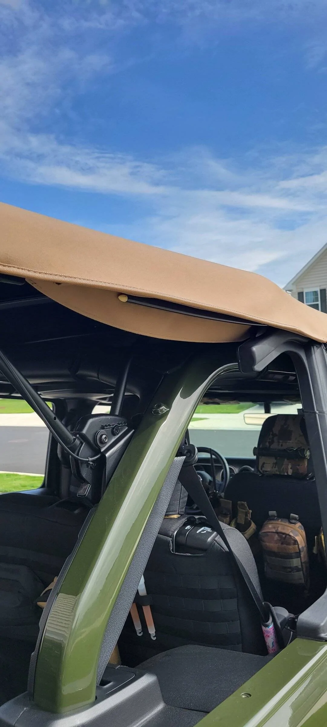 Jeep Wrangler JL Premium tan soft top question 20220523_162205