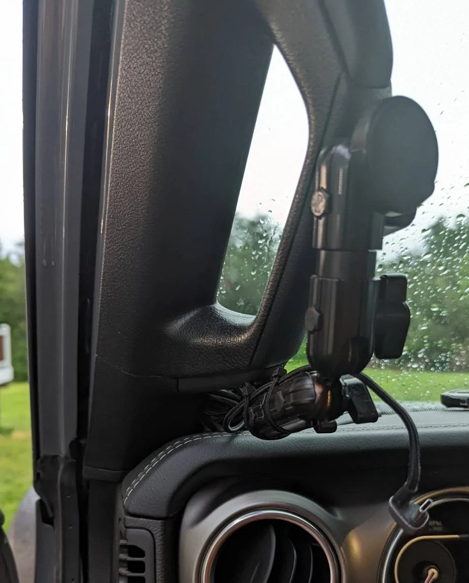 Jeep Wrangler JL Cell phone mount recommendations Phone Mount 1 (2)
