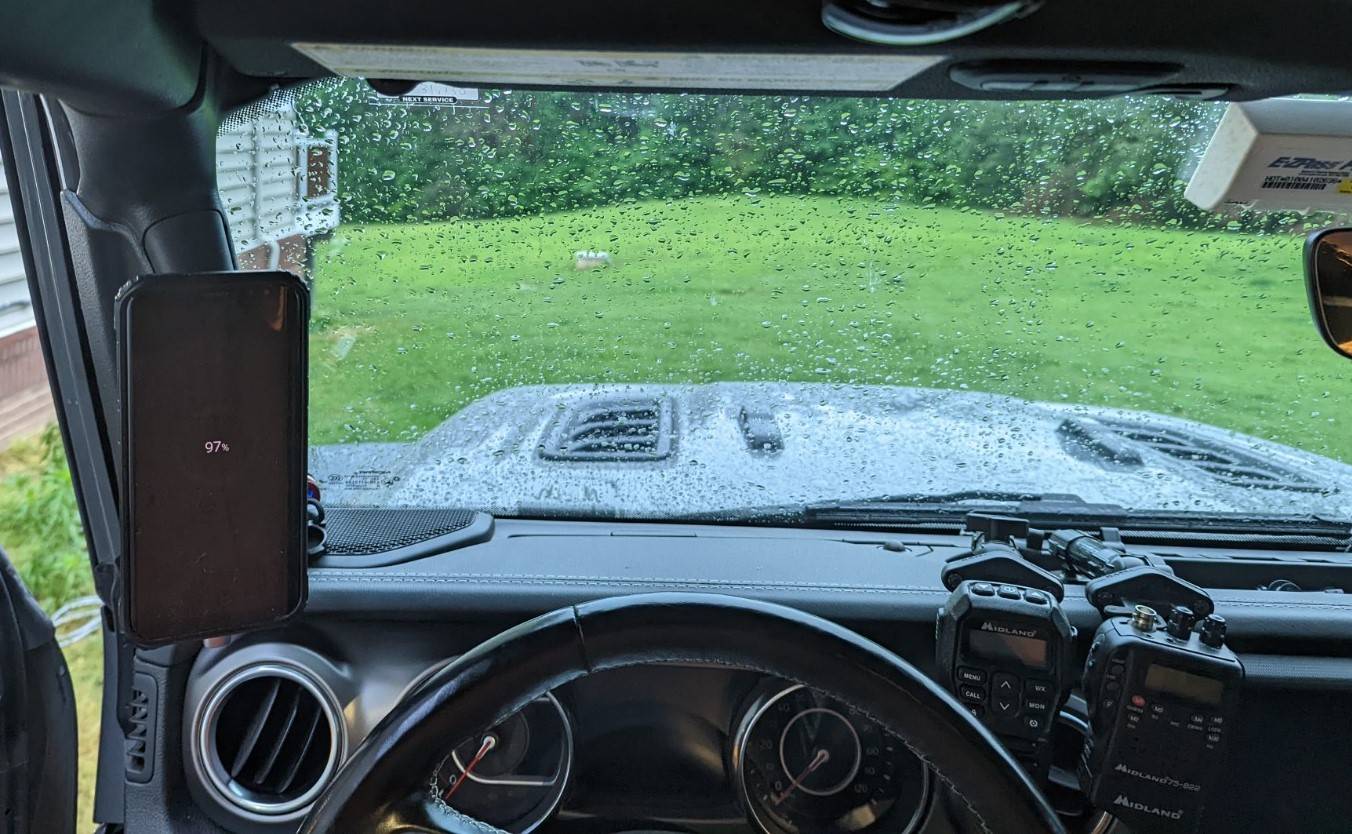 Jeep Wrangler JL Cell phone mount recommendations Phone Mount 2 (2)