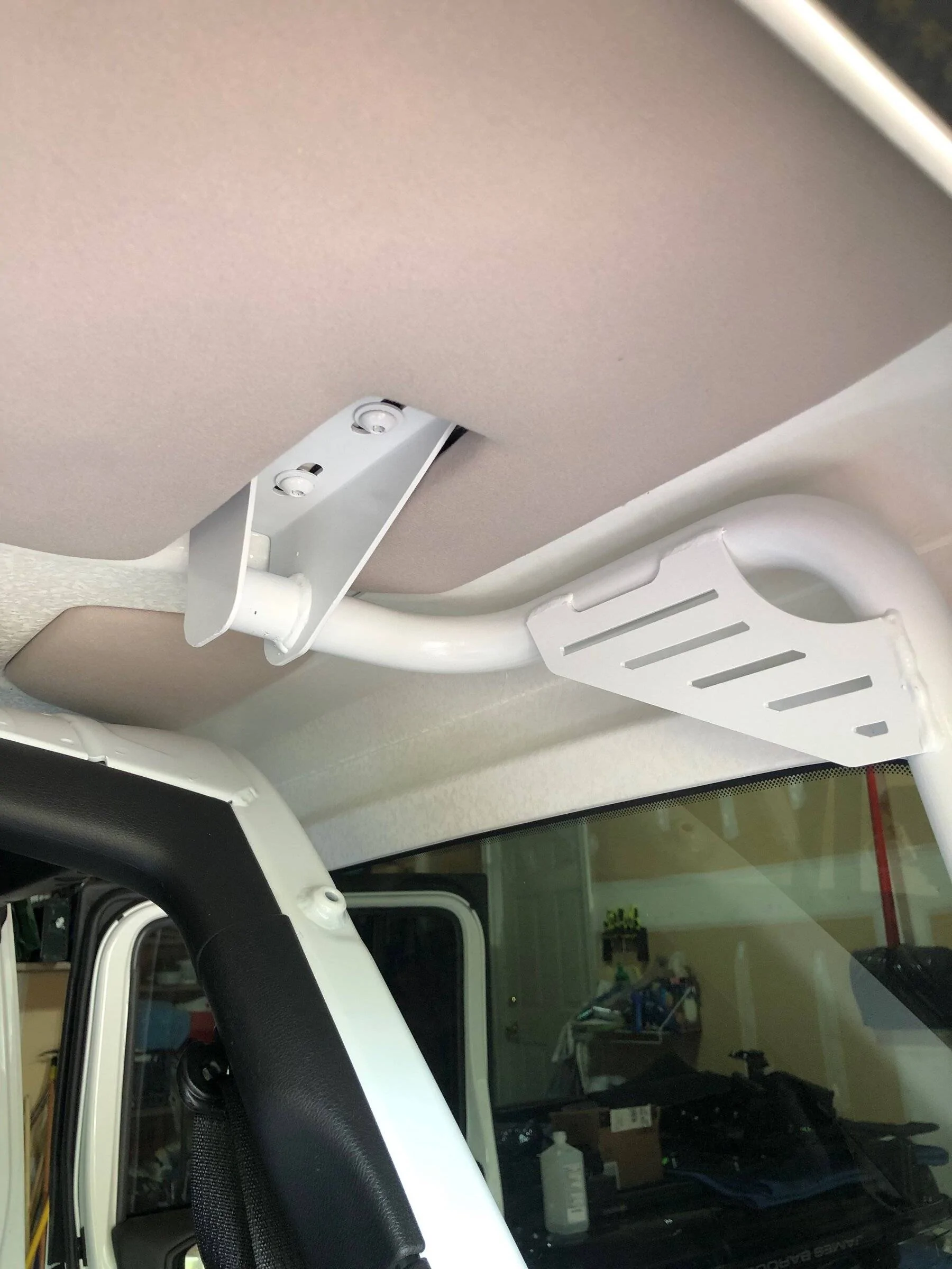 Jeep Wrangler JL ARB BASE Rack Installation on JLU Wrangler BaseRack_Headliner - 4