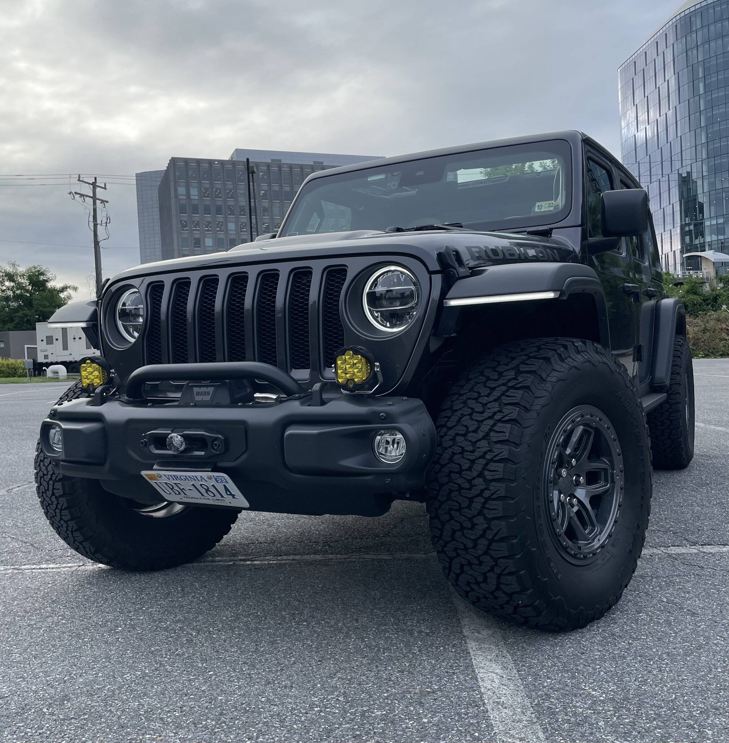 Jeep Wrangler JL AEV Borah wheels on JL CB64261E-417E-4B19-B523-08E96F76D93C