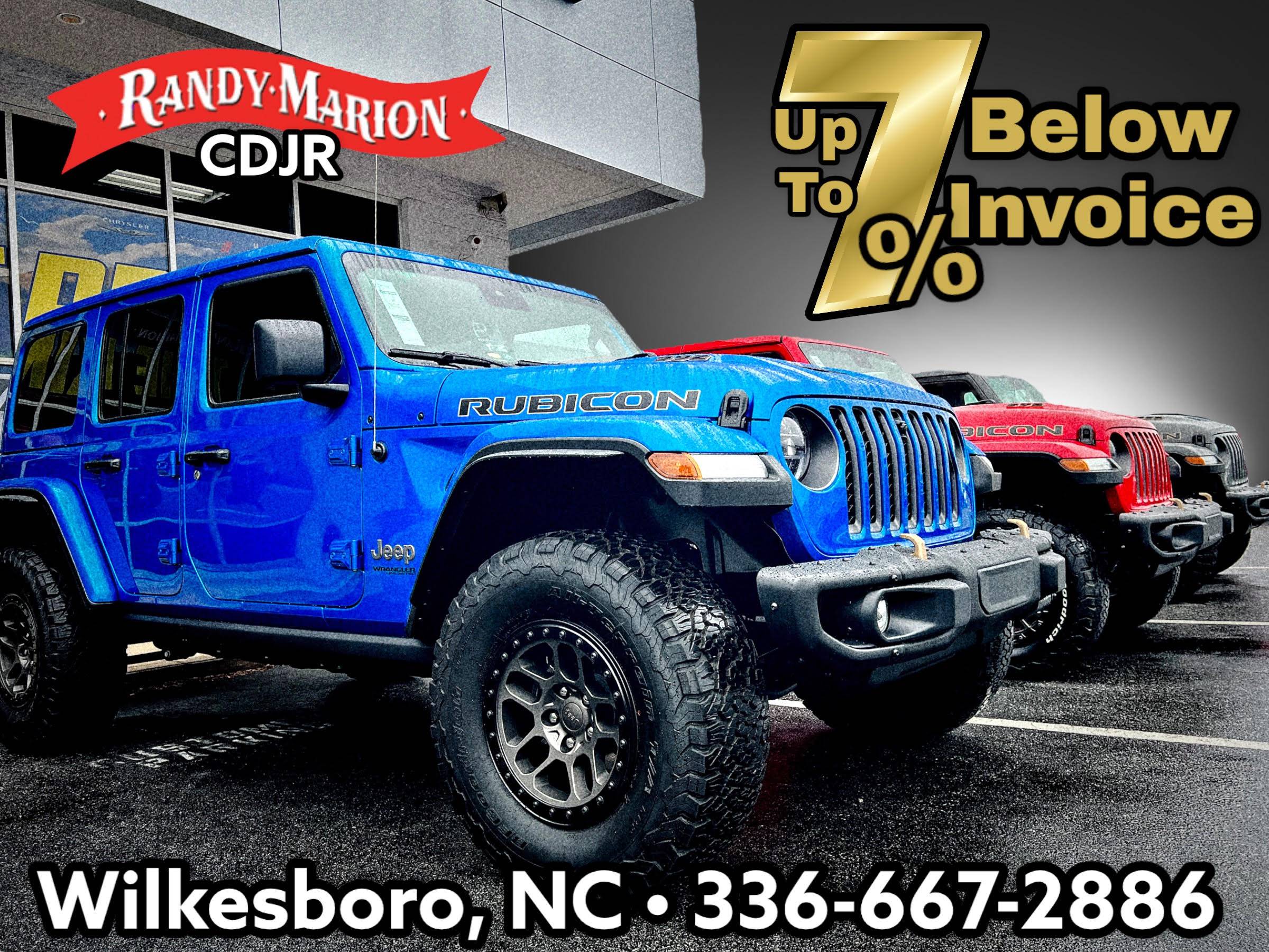 Jeep Wrangler JL 2023 Ordering OPEN & 7% Below Invoice @ RANDY MARION unnamed