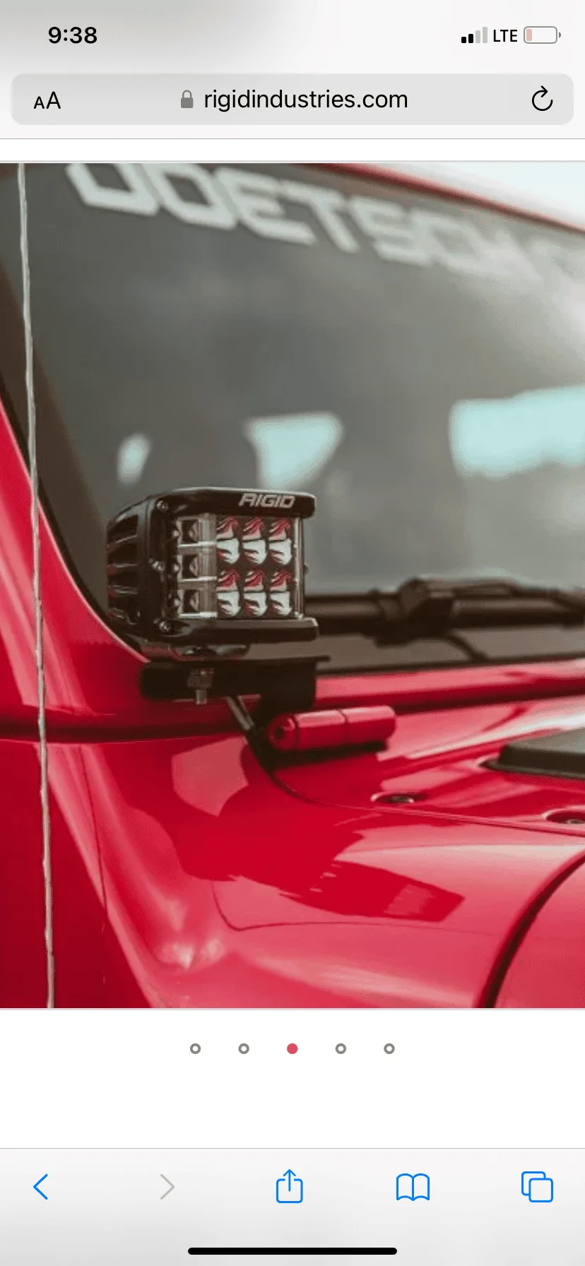 Jeep Wrangler JL Baja lights on Rigid mount 04A26902-771F-4936-A253-CC4AD3903461