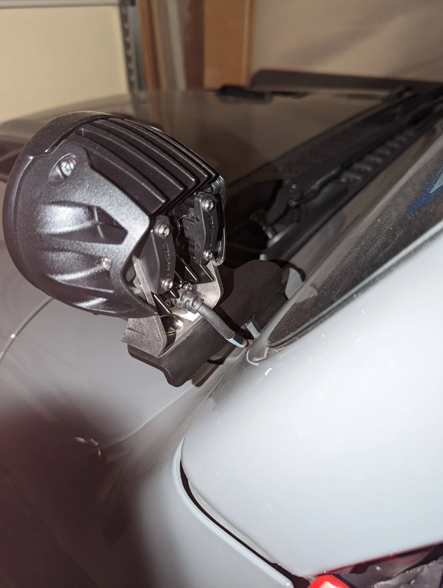 Jeep Wrangler JL Baja lights on Rigid mount PXL_20220527_150025232