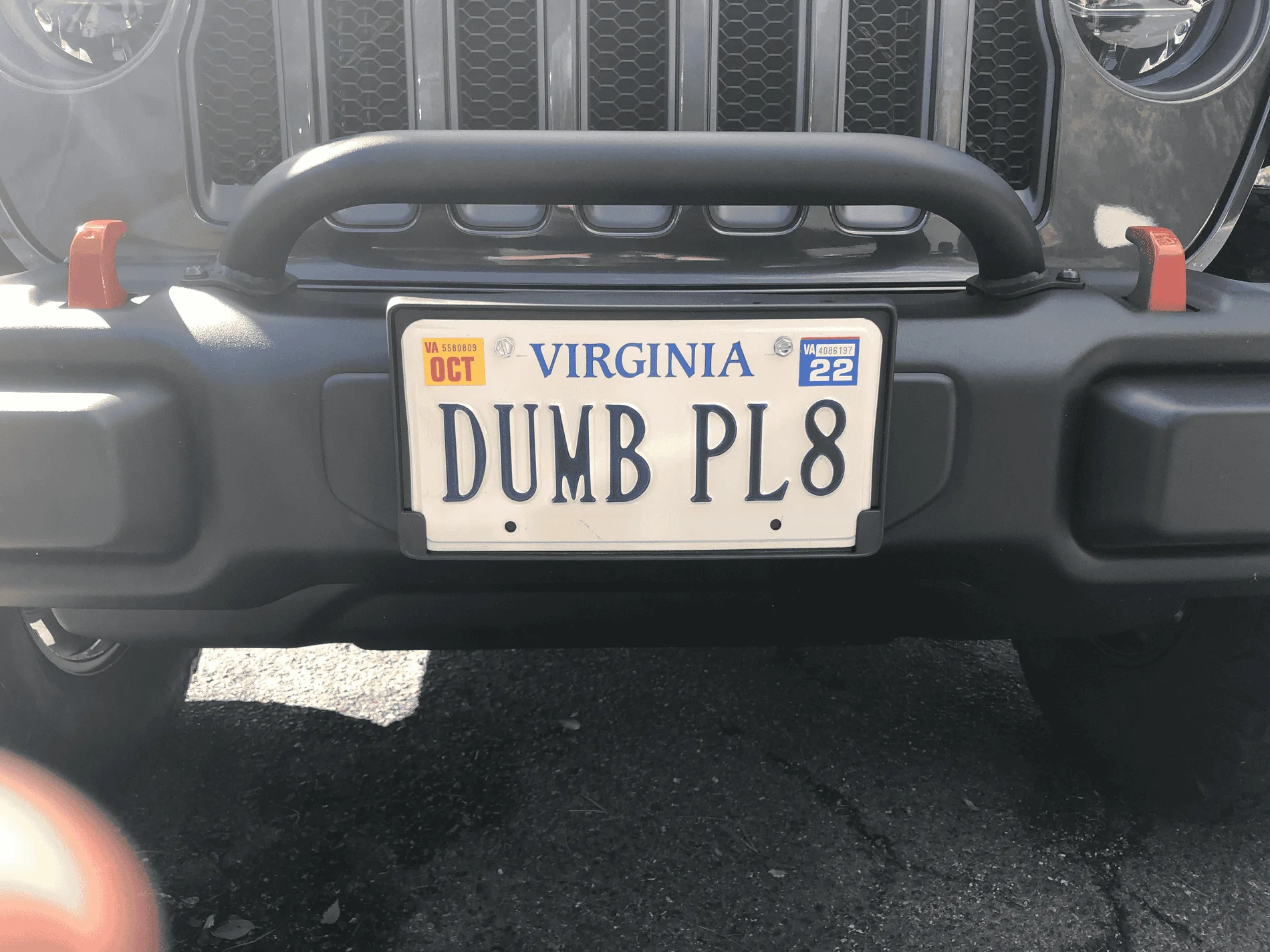 Jeep Wrangler JL Custom vanity license plates 1653671903072