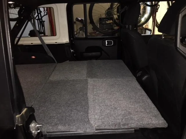 Jeep Wrangler JL DIY bed ideas. IMG_8681
