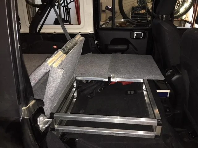 Jeep Wrangler JL DIY bed ideas. IMG_8683