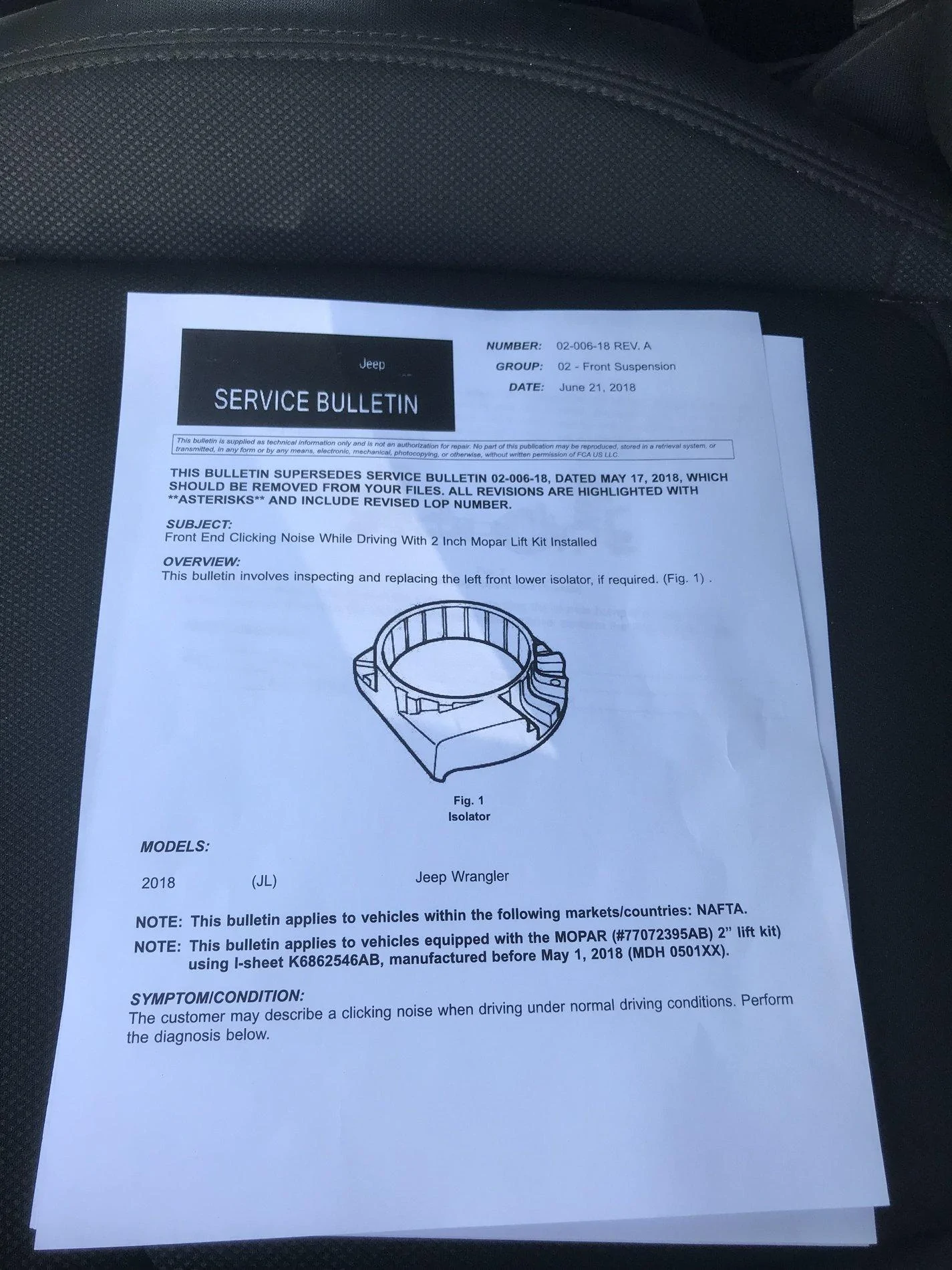 Jeep Wrangler JL Clicking noise when turning. 04E1C545-CB14-48A9-BB65-0E325DEDD966