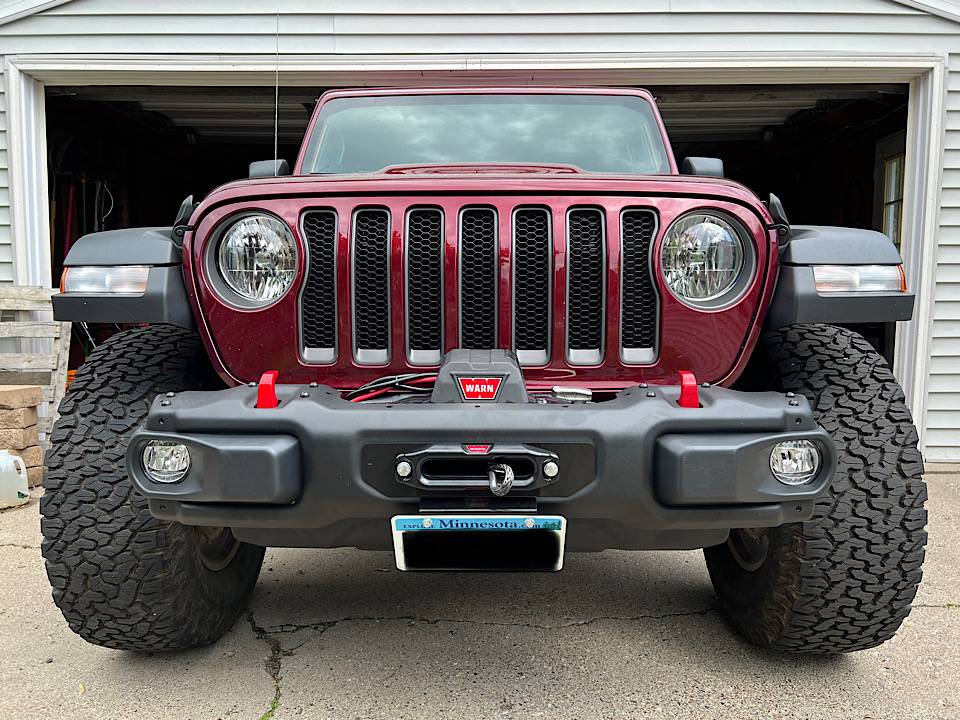 Jeep Wrangler JL Warn VR EVO 10S & Warn Plate Install Pics 2743E124-A4B2-4E60-93C0-2899F265A879