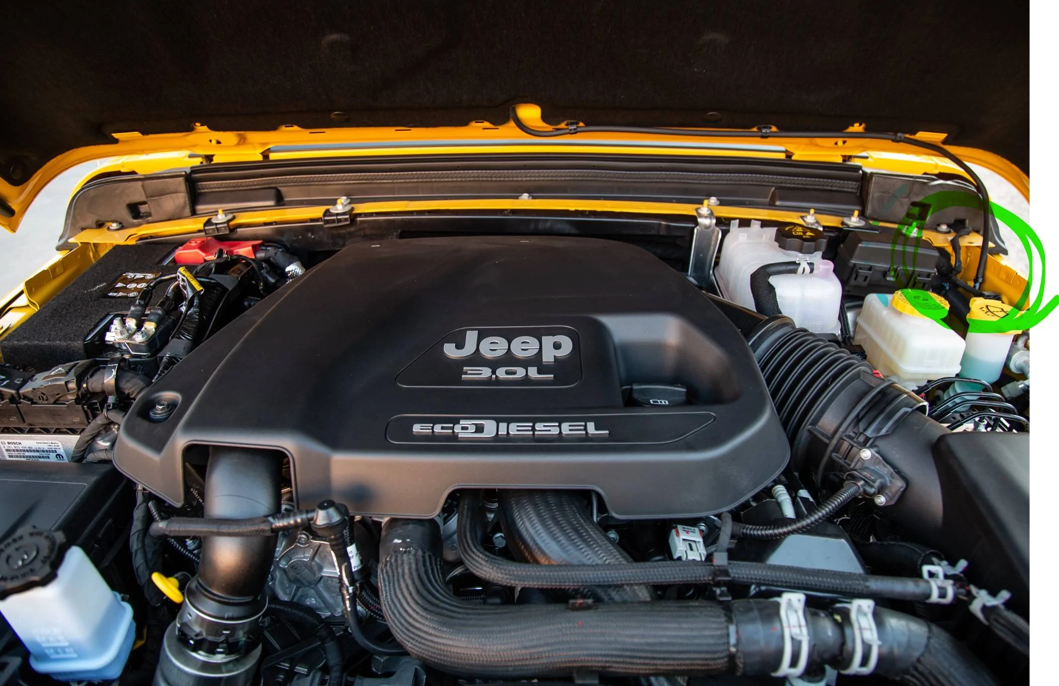 Jeep Wrangler JL windshield sprayer diesel