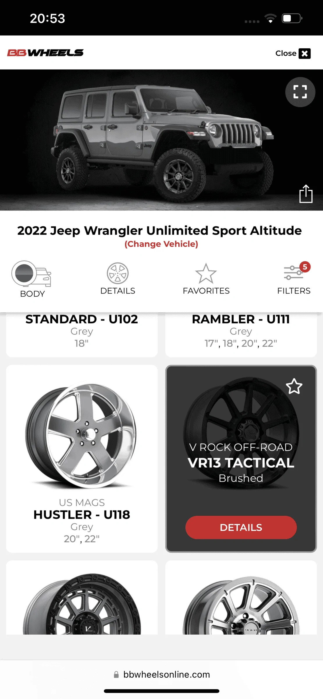 Jeep Wrangler JL Help me decide on wheels! 25A6BE87-3F72-4234-8EB2-5020D9E38403