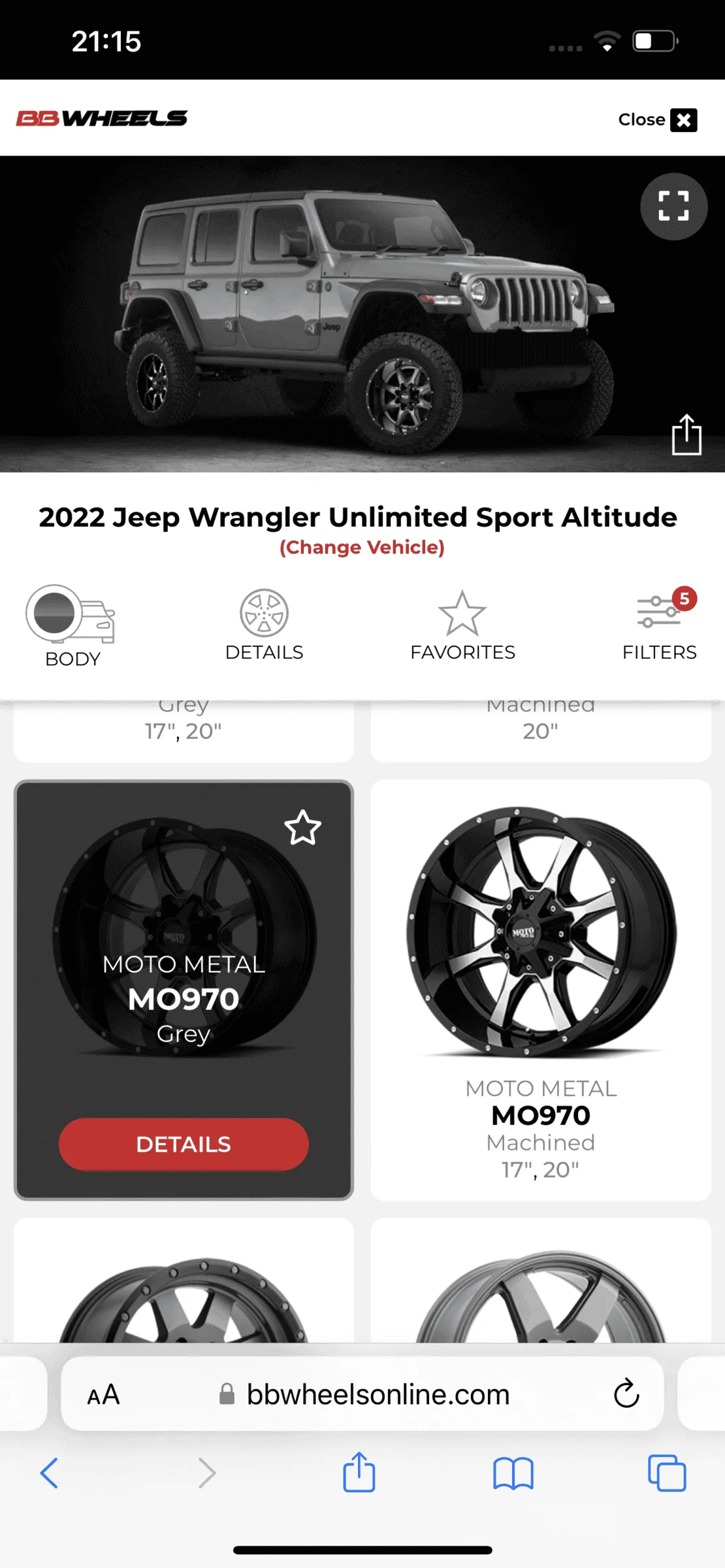 Jeep Wrangler JL Help me decide on wheels! 20A93ADD-51F0-4066-8385-CAB985BB9AC3