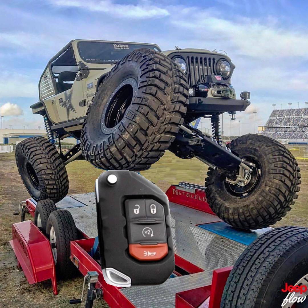 Jeep Wrangler JL Keyfob now 30% smaller! jee