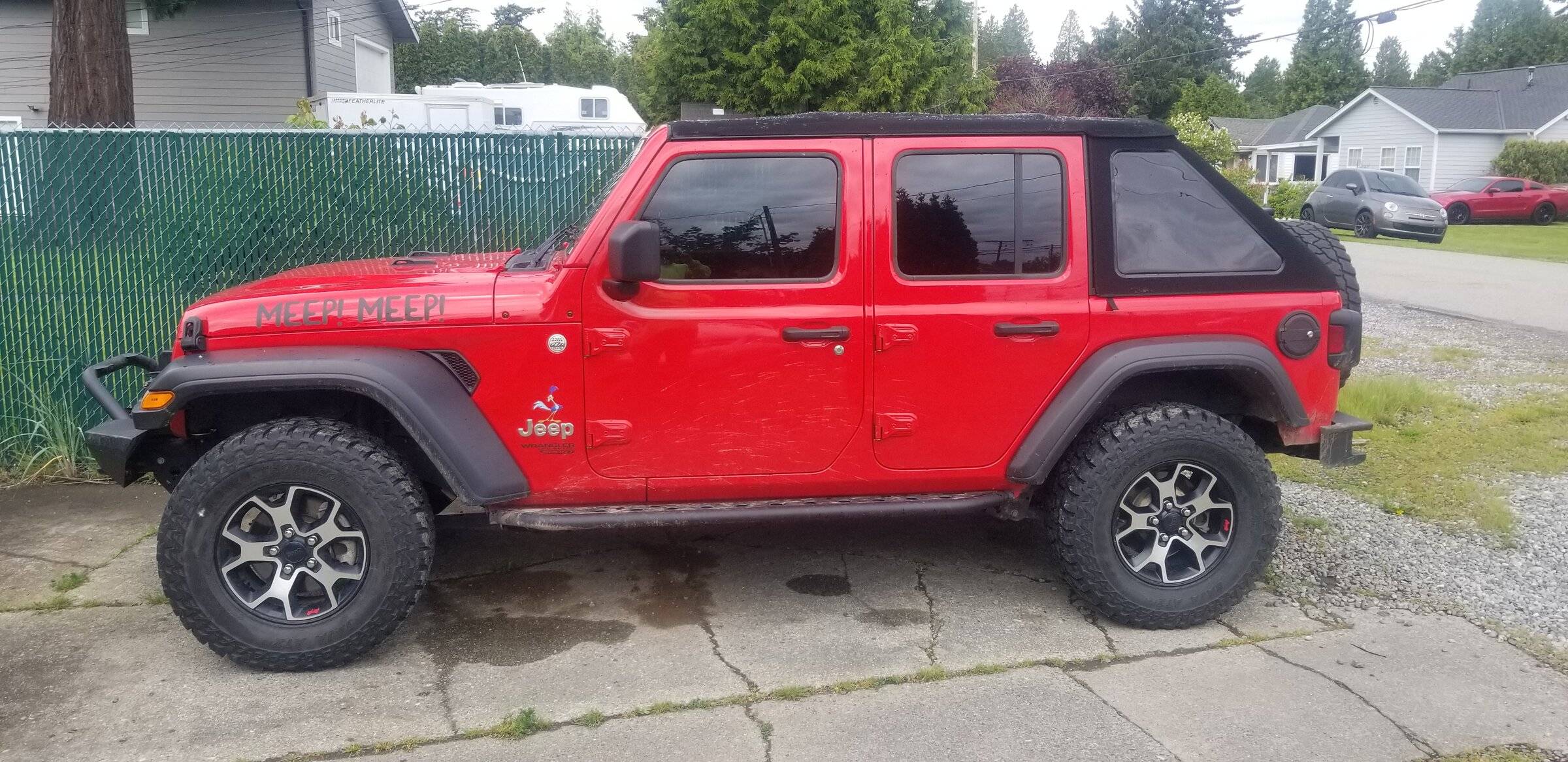 Jeep Wrangler JL Firecracker Red JLR not common?  Need pics... 20220605_125306