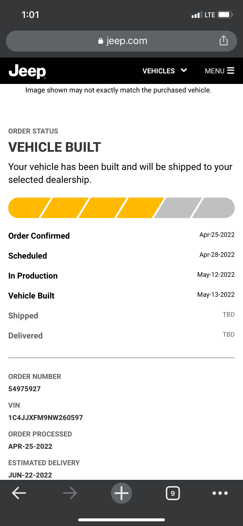 Jeep Wrangler JL Guide: Wrangler Order, Build, Tracking and Delivery Process 0CFEF7D1-A7D8-45E4-A183-D7CE31C669D3