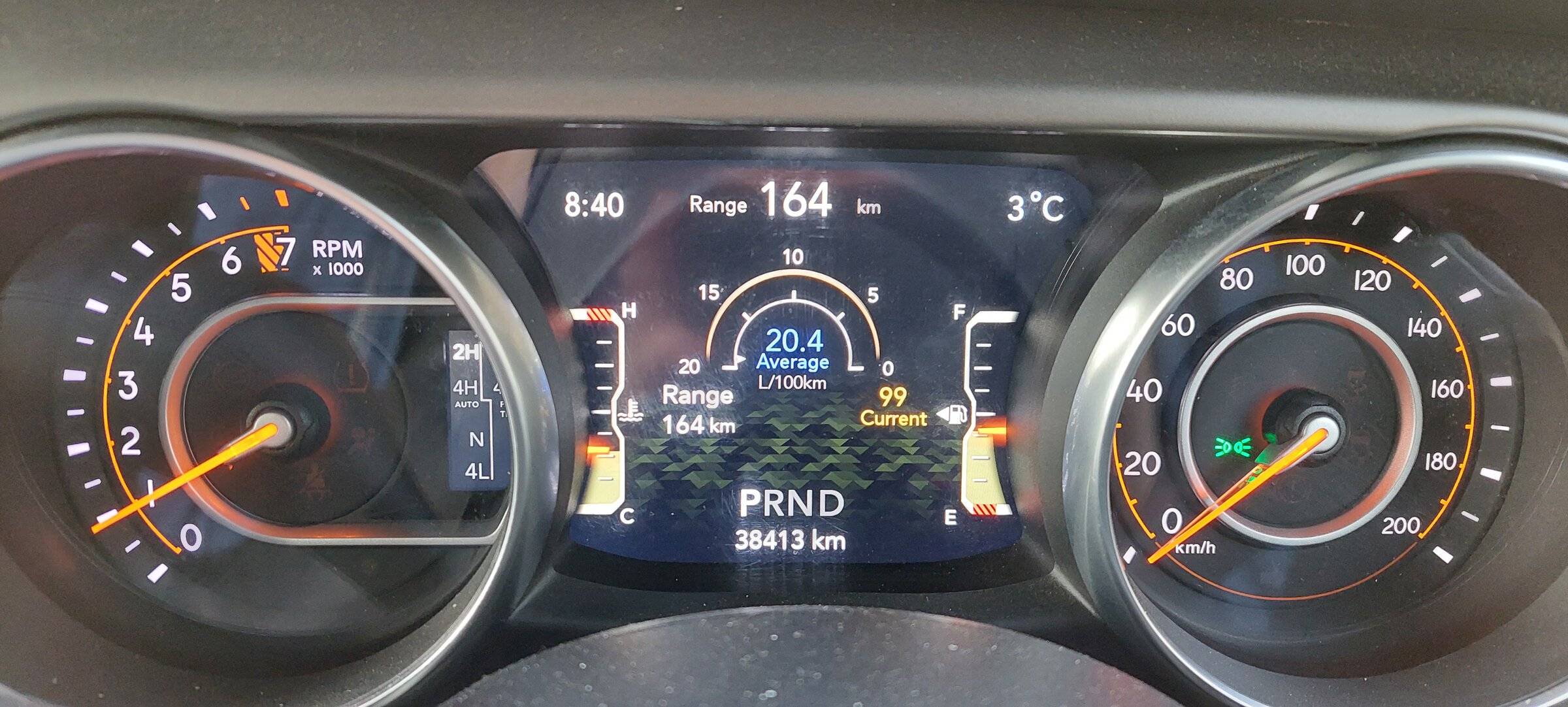 Jeep Wrangler JL Fuel consumption: What is 99 Current? 20220606_084008