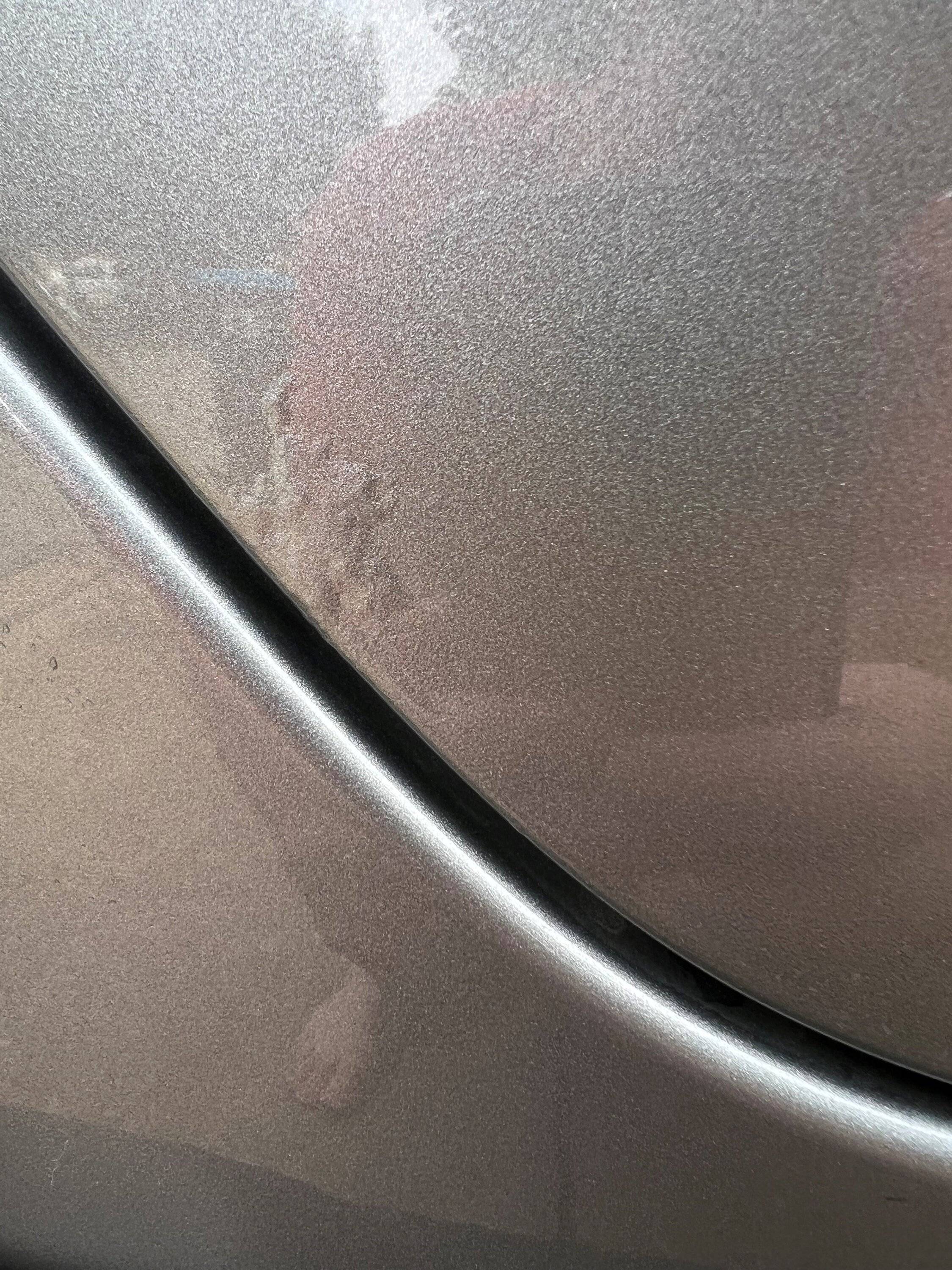 Jeep Wrangler JL Bubbles in Paint at Door Hinges Paint Bubbles