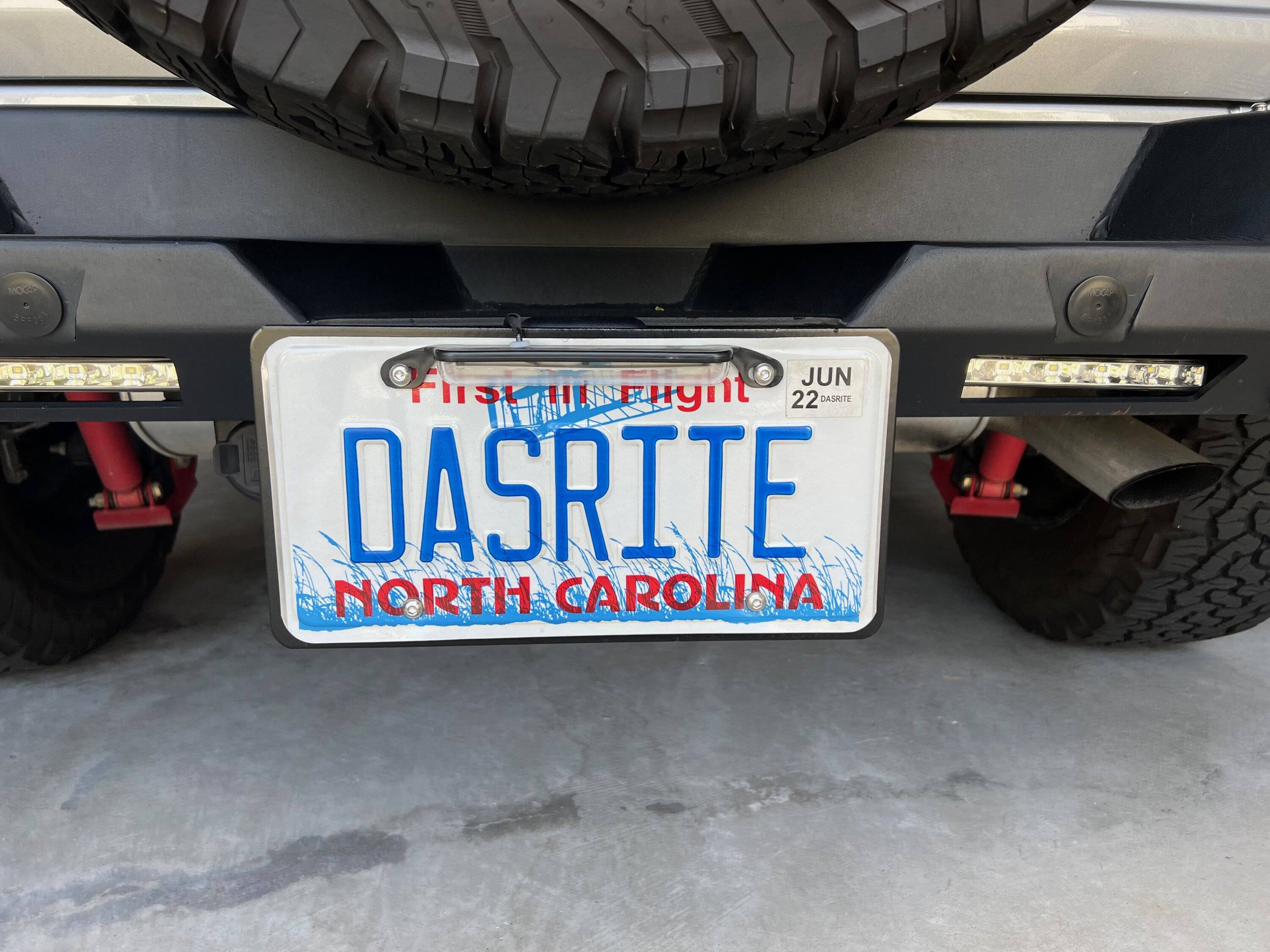 Jeep Wrangler JL License Plate Mount IMG_5667